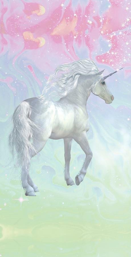 Strandtuch »Unicorn«, (1 St.), mit Einhorn Motiv, trocknet schnell, Kinder