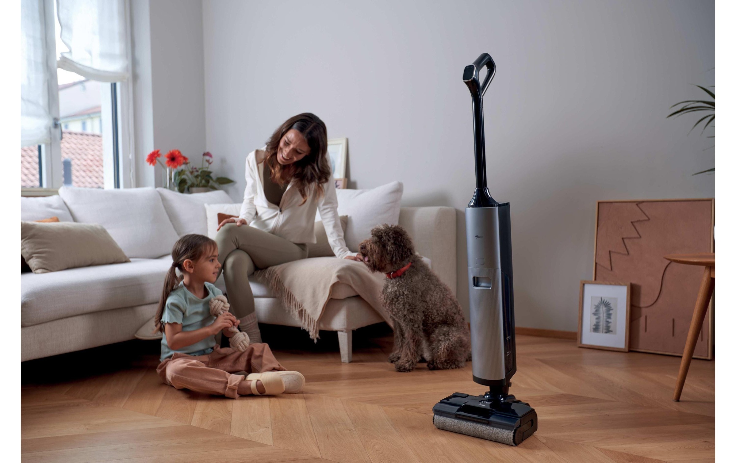 Hoover Nass-Trocken-Akkusauger »HW6 Ultra Clean HW600 11« Nass- und Trockensauger mit 20.000 Pa Saugkraft und LED-Display