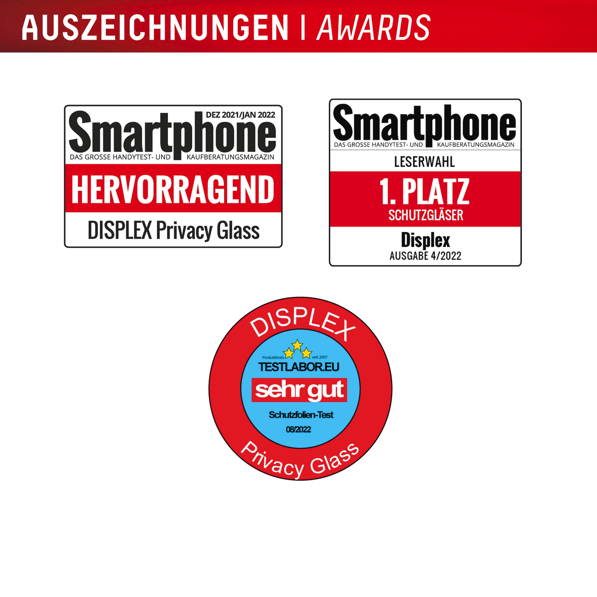 Displex Displayschutzglas »Privacy Glass Screen Protector« für Samsung Galaxy S24 FE;Samsung Galaxy S25 FE Blickschutzfolie, Schutzfolie, Bildschirmschutz, kratz- & stossfest