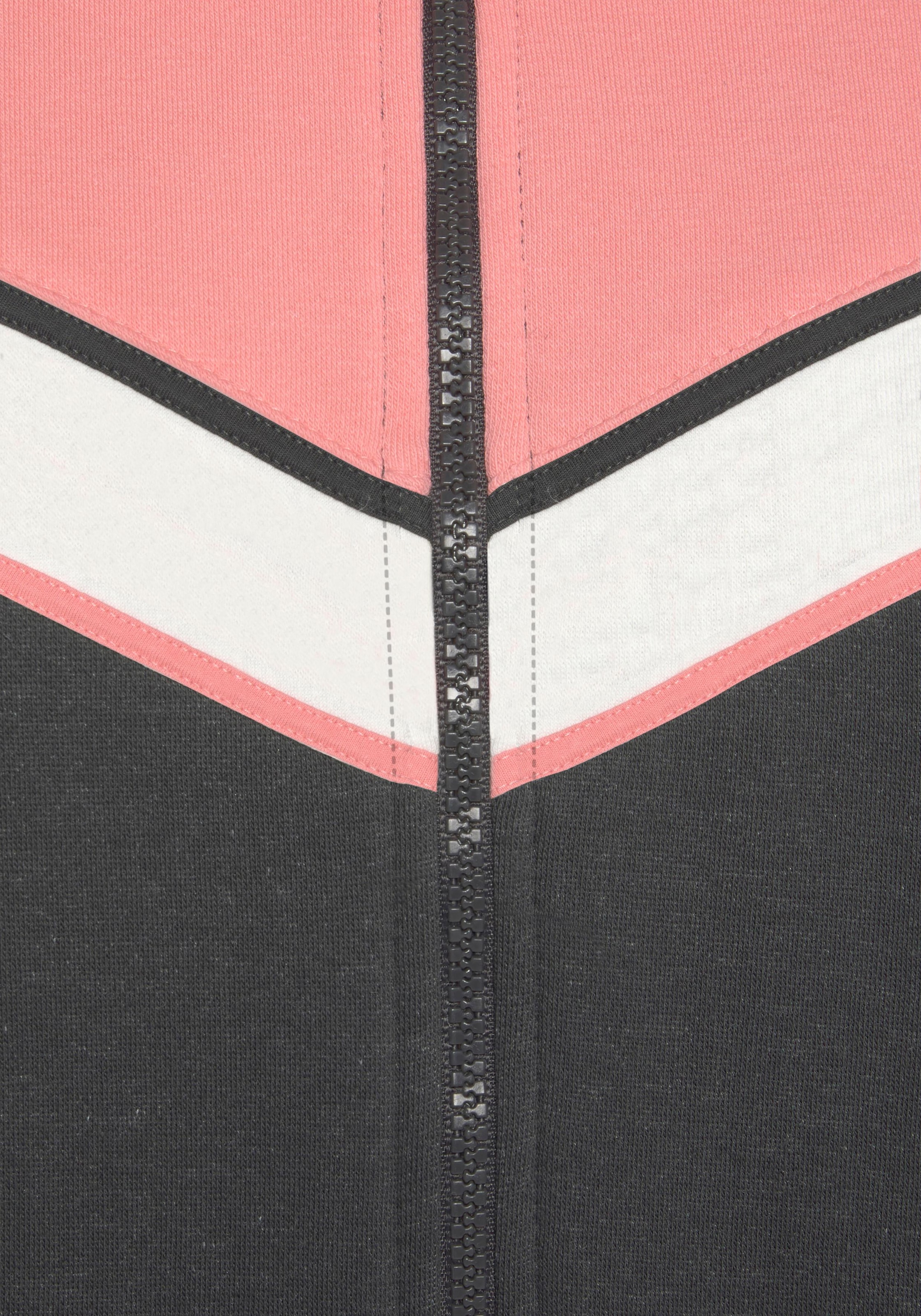 H.I.S Sweatjacke, mit Kontraststreifen, Loungewear