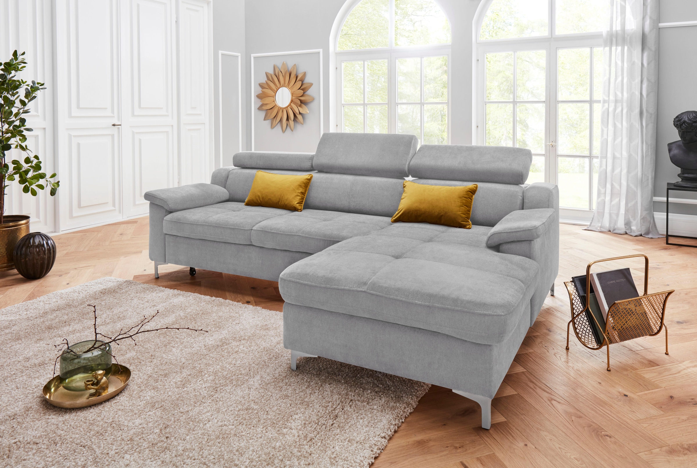 Ecksofa »Florenz, komfortabel und bequem, tolle Detailverarbeitung, L-Form«, inkl....