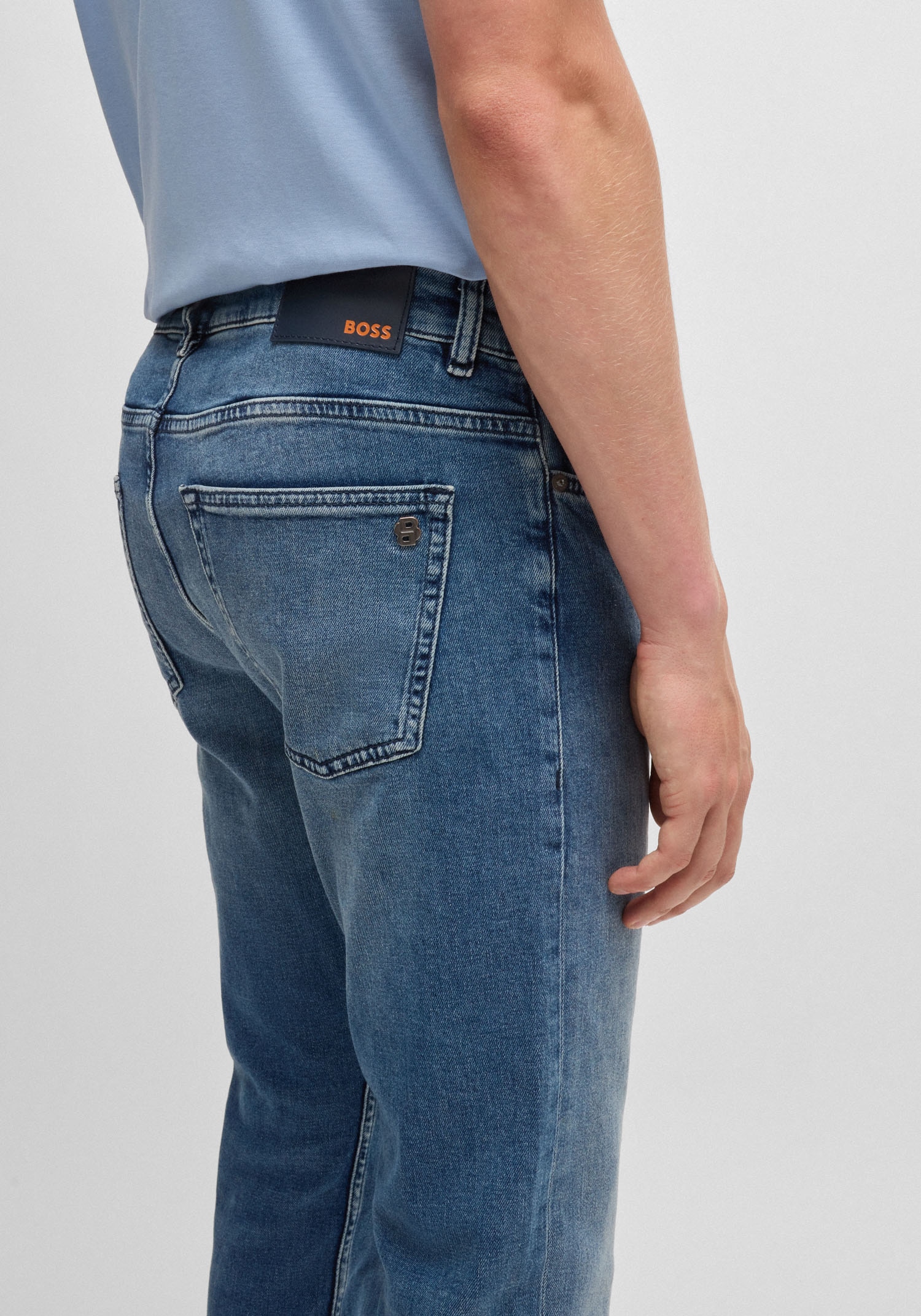 BOSS ORANGE Slim-fit-Jeans »Delaware«, mit normaler Bundhöhe