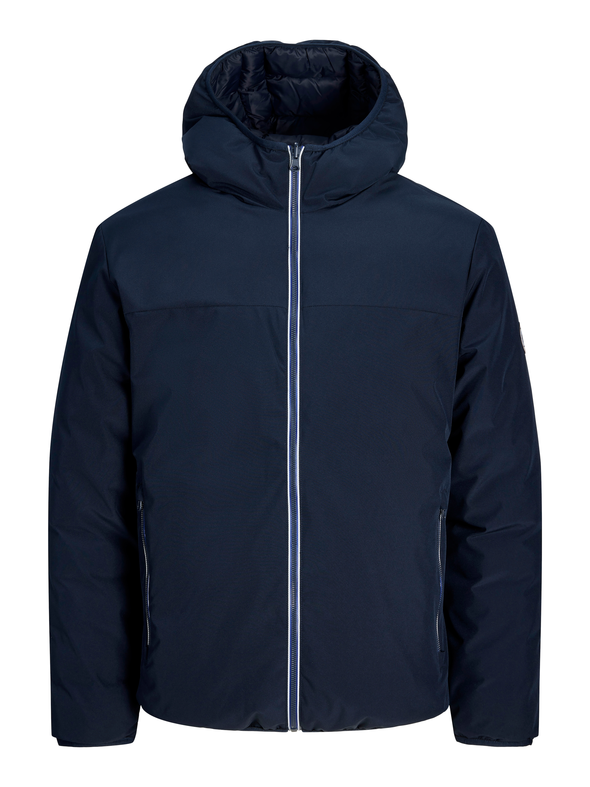 Jack & Jones Veste courte »JJEBROOKLYN REVERSIBLE JACKET SN« avec capuche fibre synthétique, coupe régulière