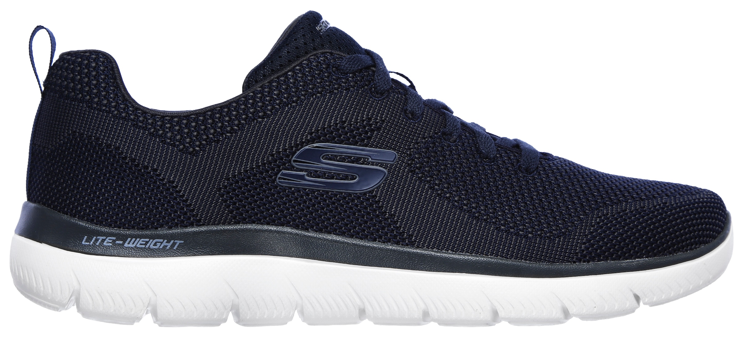 Skechers Sneaker »SUMMITS«, mit gepolstertem Schaftrand, Freizeitschuh, Halbschuh, Schnürschuh