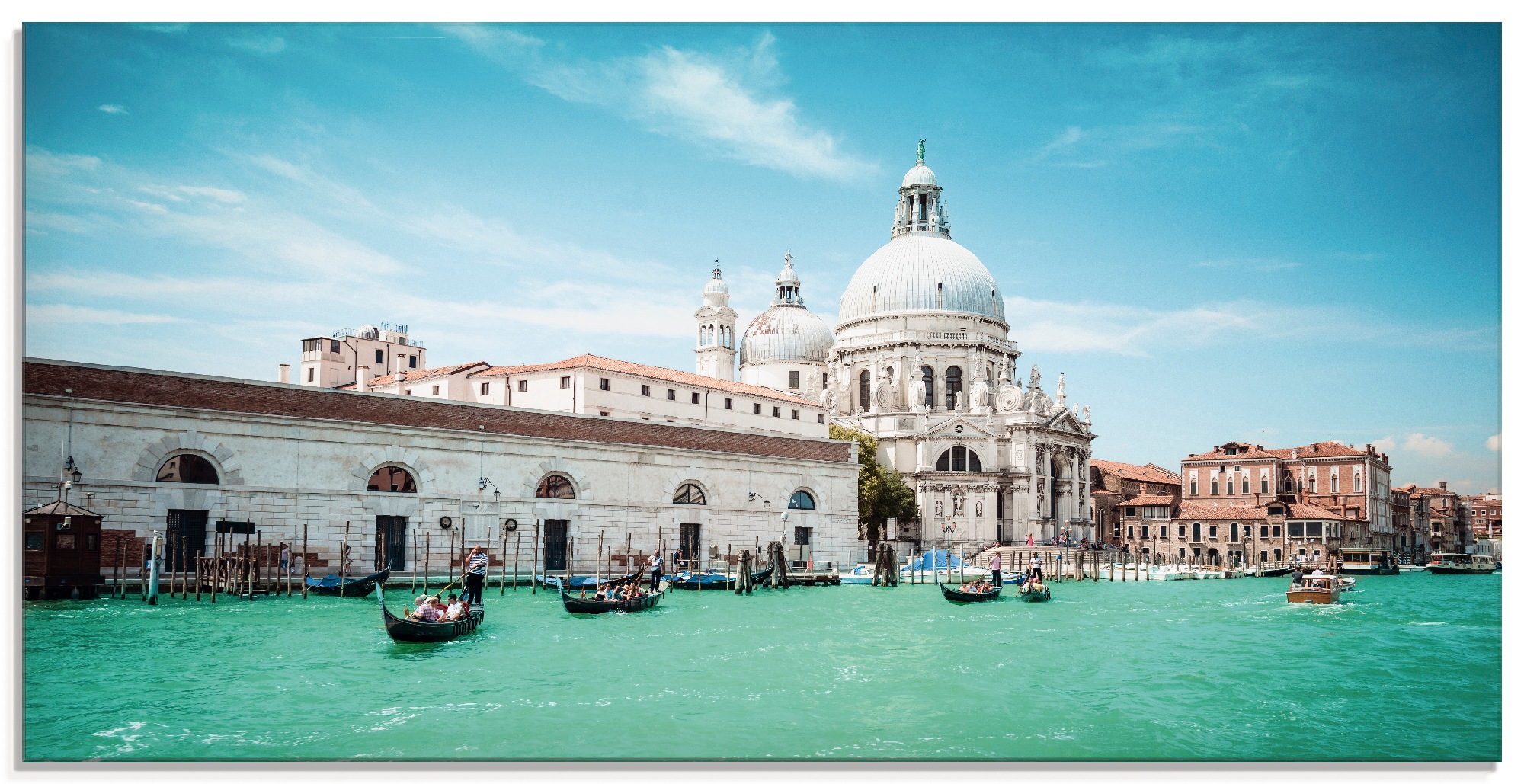 Glasbild »Venedig Santa Maria della Salute I«, Italien, (1 St.), in verschiedenen Grössen