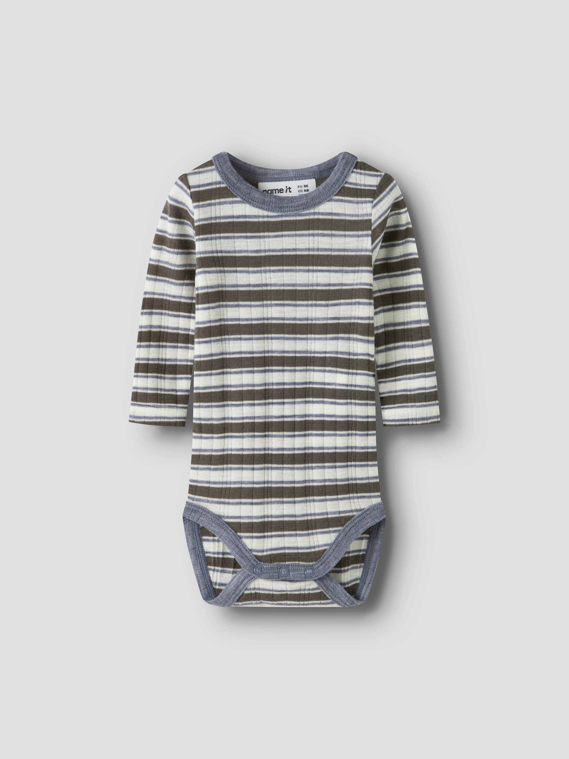 Name It Body à manches longues »NBMWANG WOOL NEEDLE LS BODY NOOS« Laine