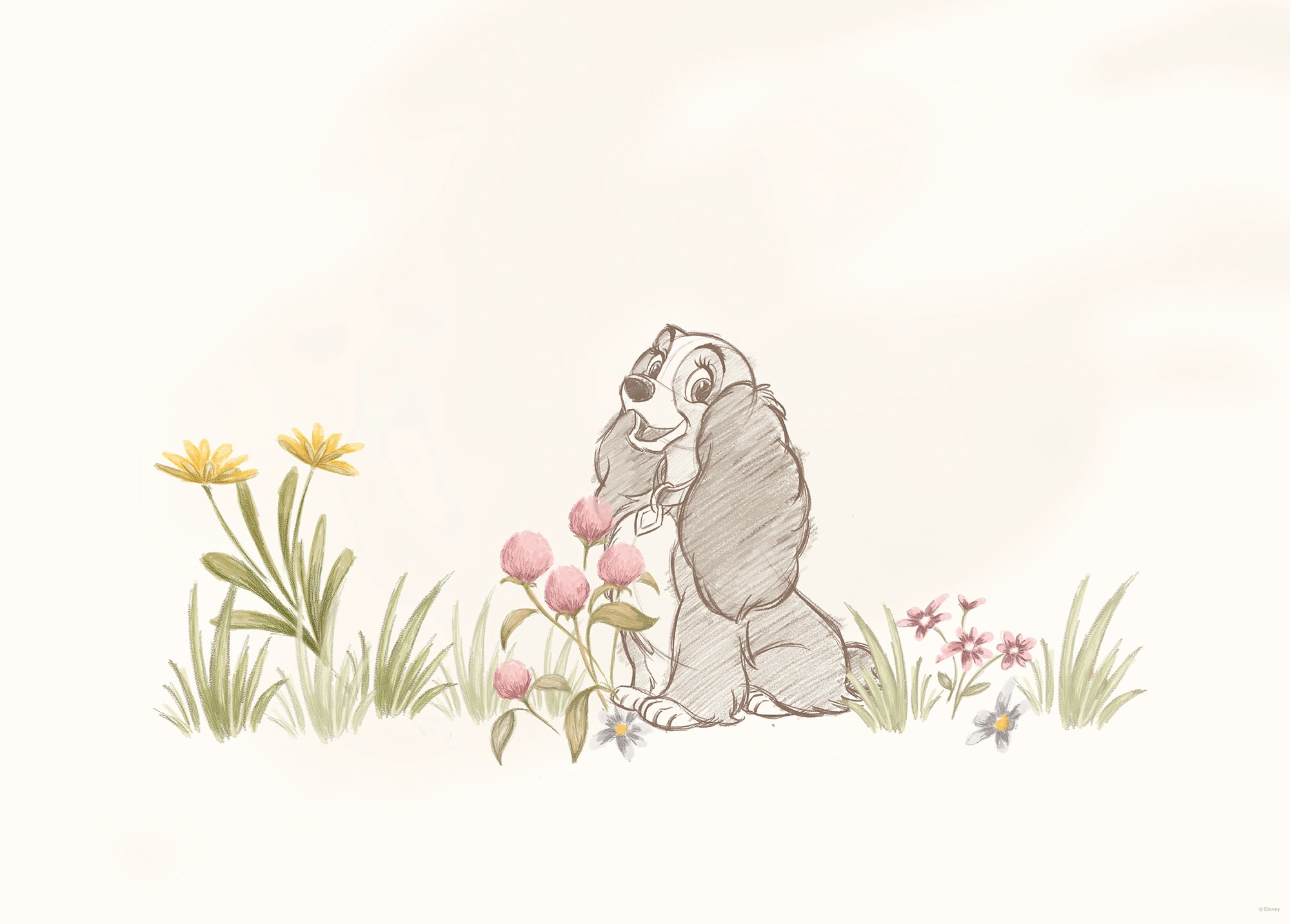 Komar Wandbild »Like a Lady« Disney Set, 1 Stk. tlg. 70 x 50 cm (Breite x Höhe) - Kinderzimmer, Dekoration