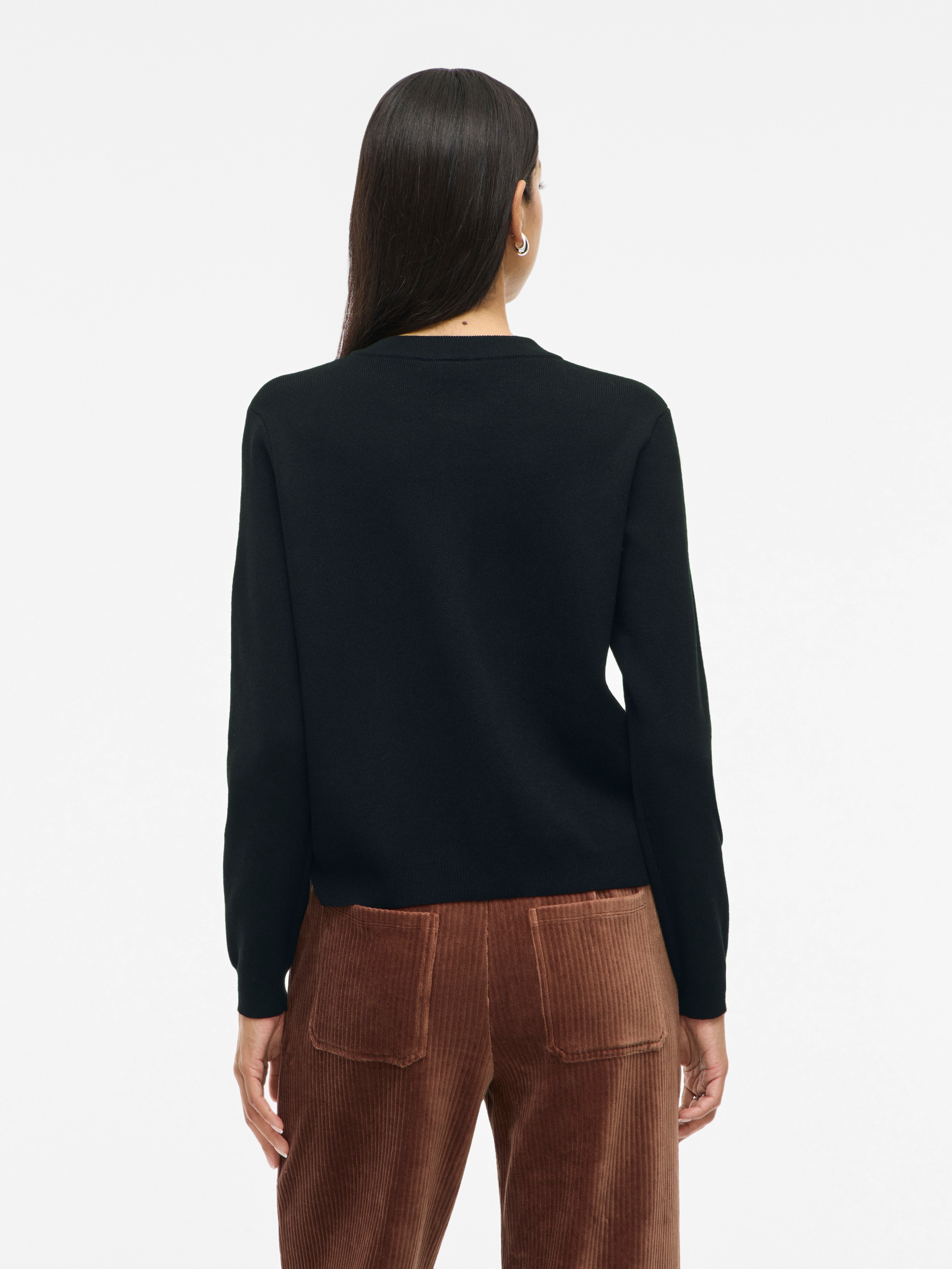 Vila Strickjacke »VIOSTRIA O-NECK L/S CARDIGAN - NOOS«