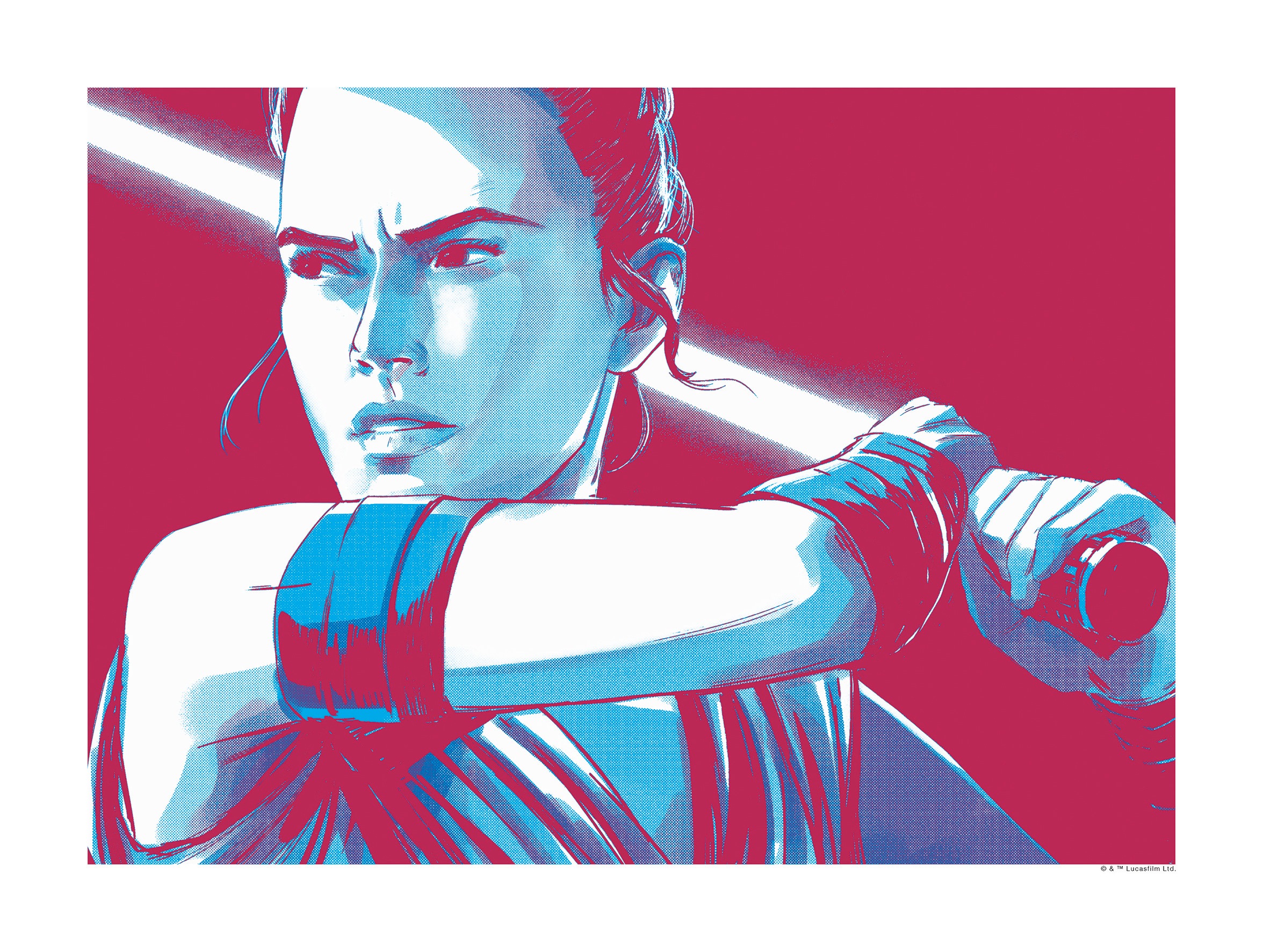 Image of Komar Poster »Star Wars Faces Rey«, Star Wars bei Ackermann Versand Schweiz