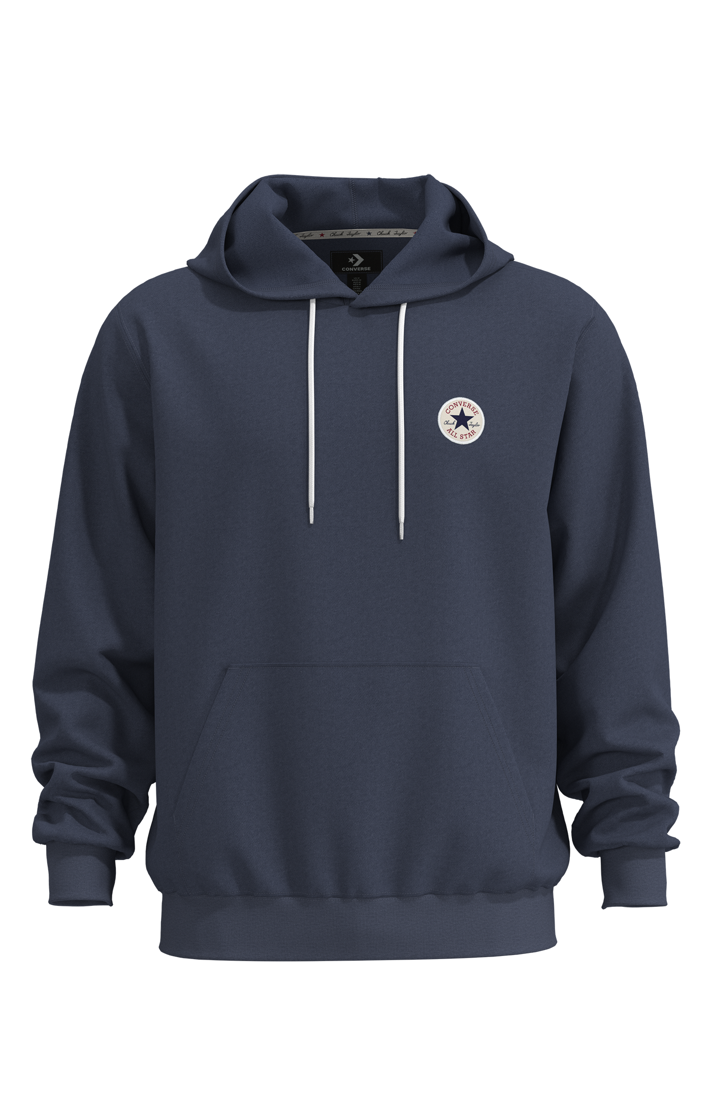 Image of Converse Kapuzensweatshirt "CHUCK PATCH HOODIE", mit Kapuze, Langarm, aus Baumwolle und Polyester