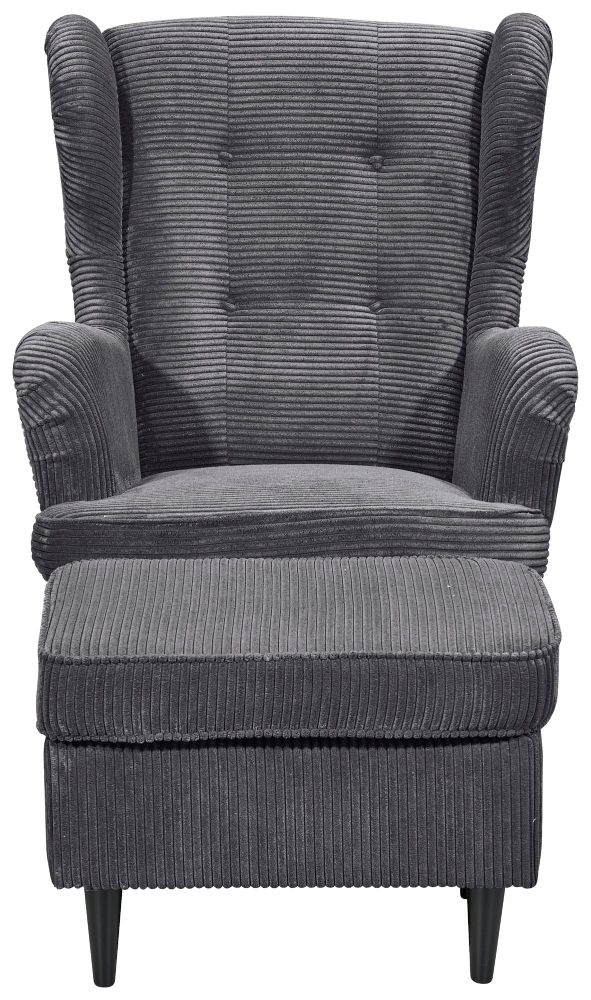 ED EXCITING DESIGN Ohrensessel »Oskar«, mit Massivholzfüssen