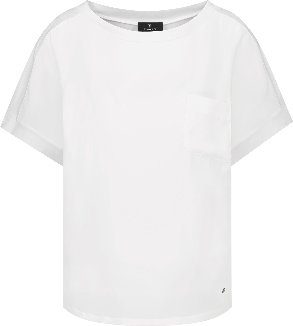 Monari Schlupfbluse »Schluse Basic Schluse« Regular fit mit Brusttasche