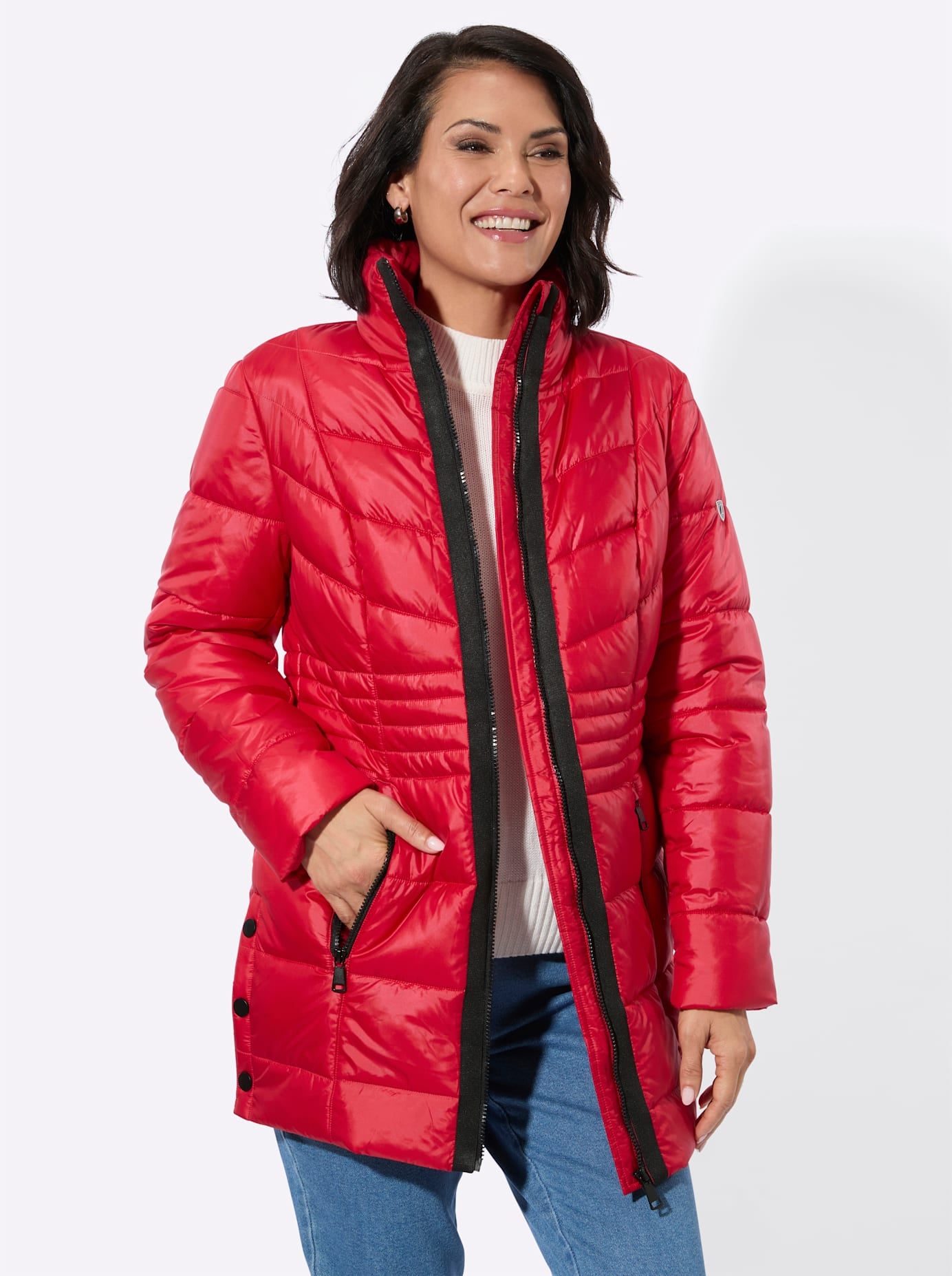Casual Looks Steppjacke ohne Kapuze