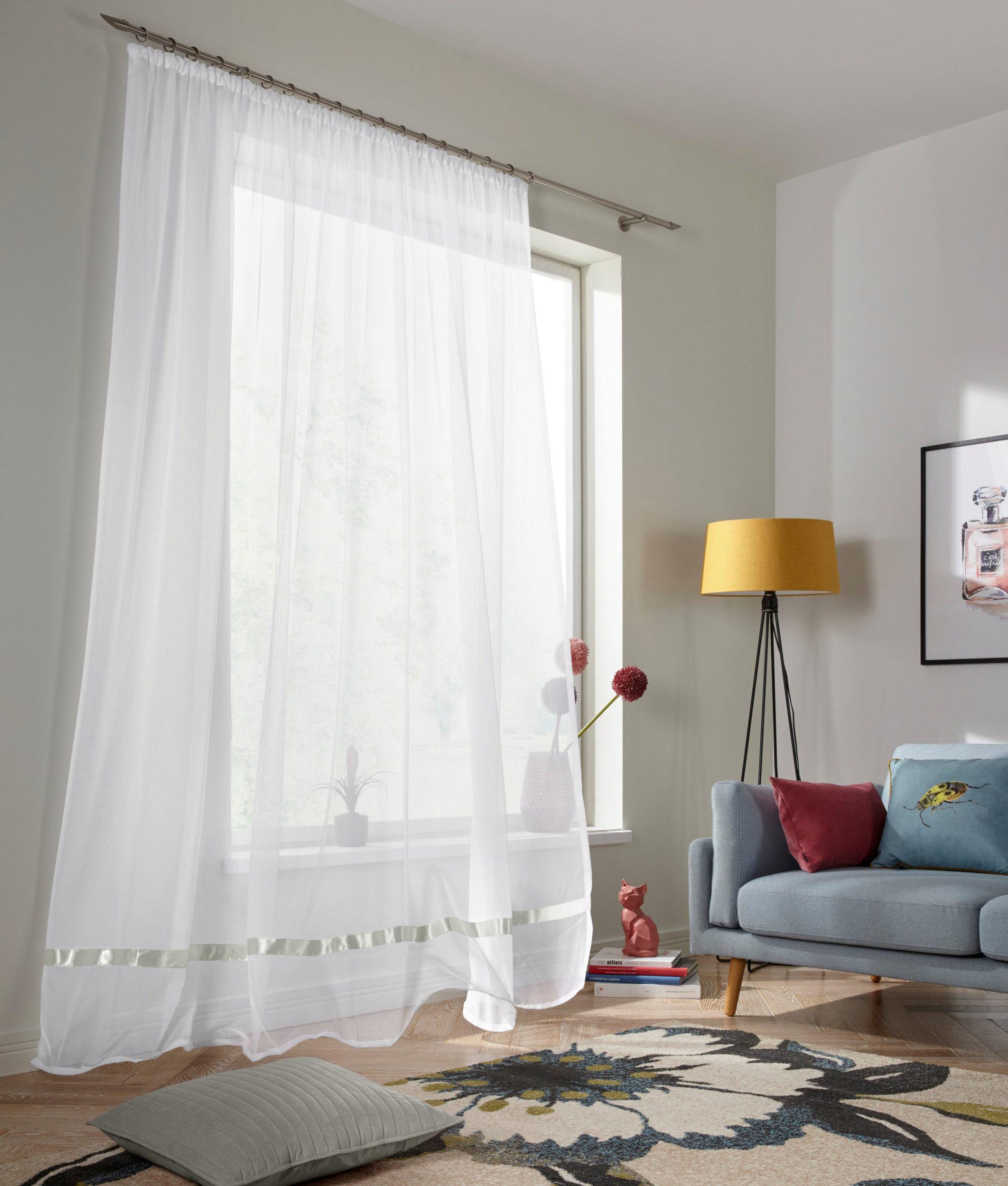 kaufen home Vorhang, transparent Gardine Fertiggardine, günstig (1 St.), »Eby«, my Store,