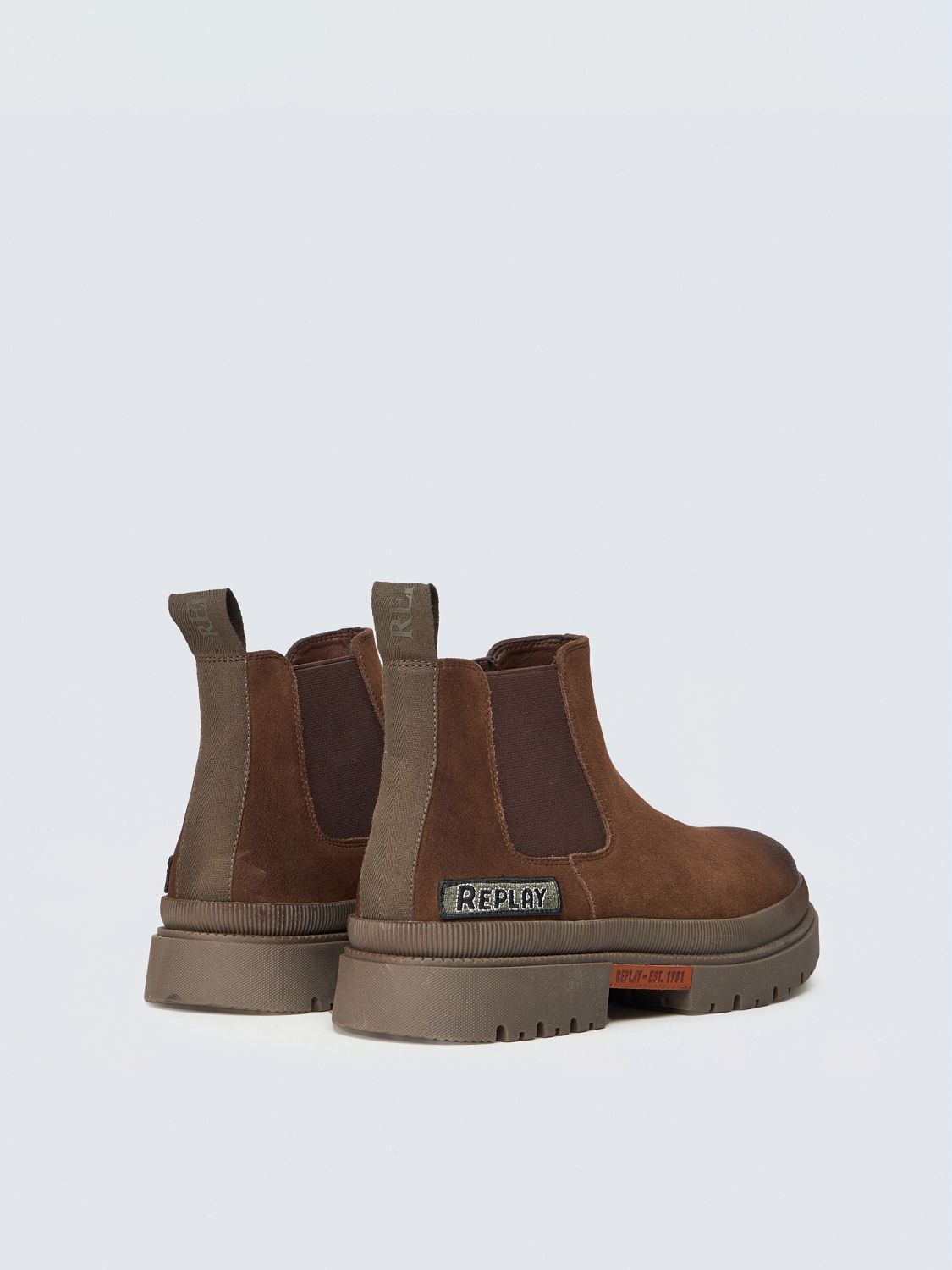 Replay Bottines chelsea »SANDTOWN WORK«  Bottes à enfiler, bottines avec stretch, logo sur le talon