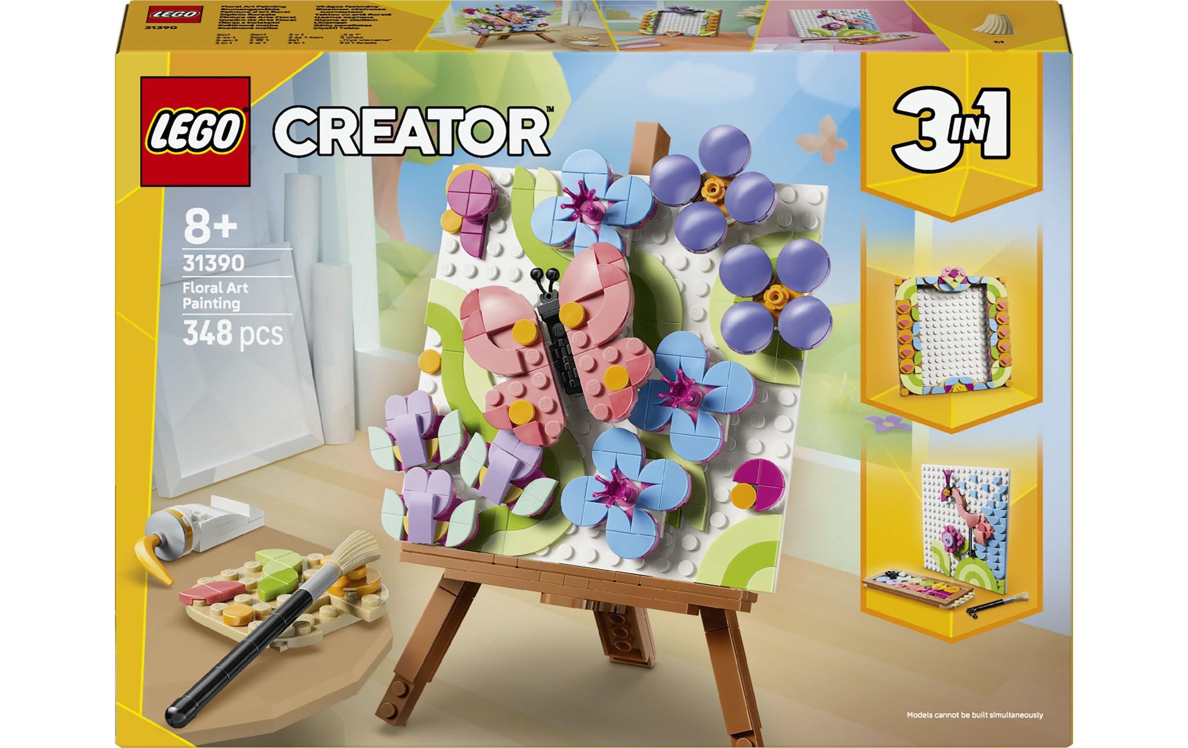 LEGO® Konstruktionsspielsteine »Deko-Blumengemälde (31390), LEGO Creator« Made in Europe