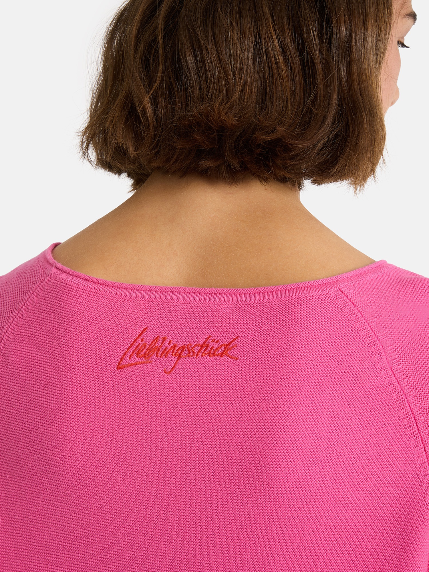 Lieblingsstück Rundhalspullover »BiancaEP« aus reiner Baumwolle, unifarbenes Design