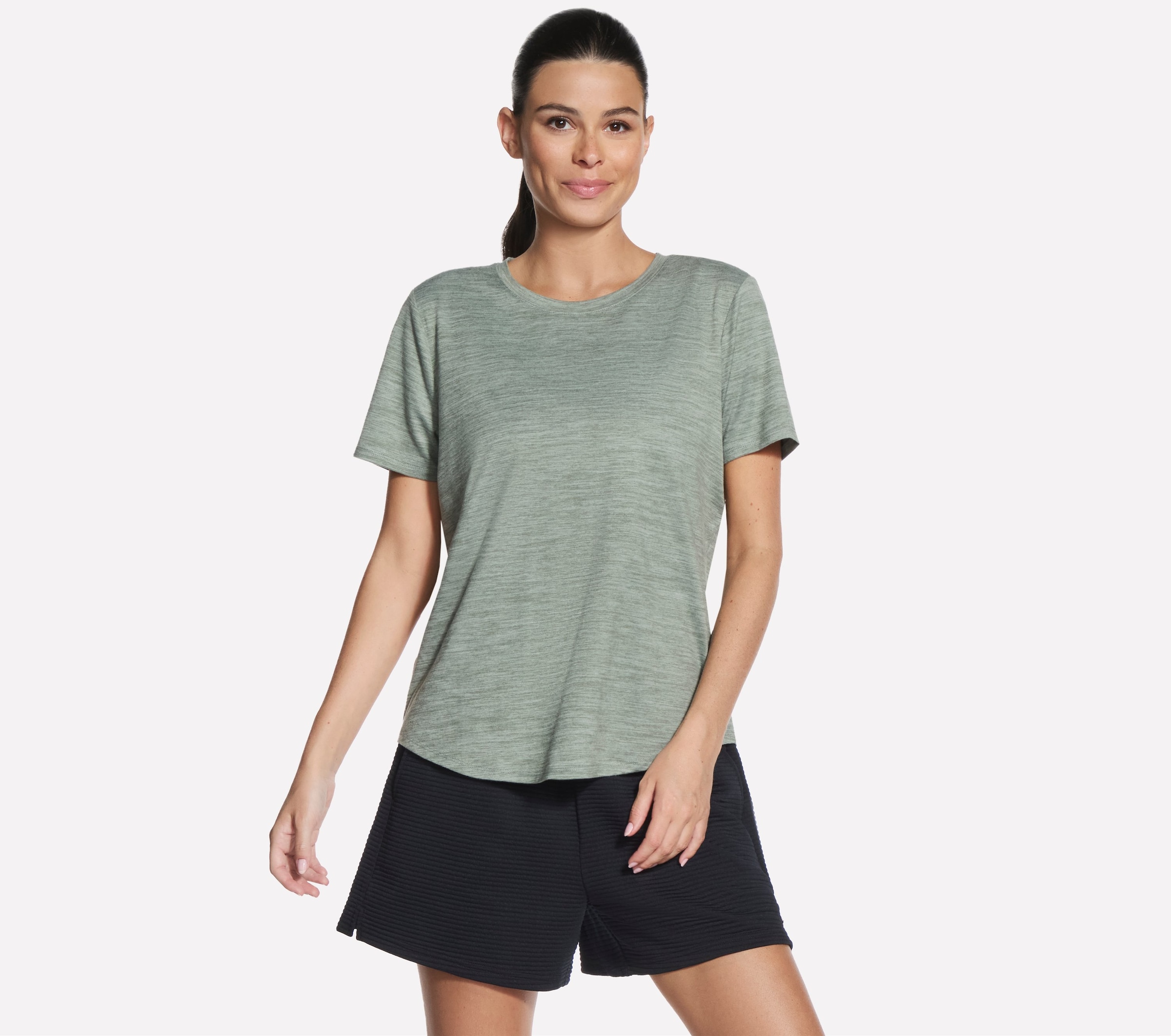 Skechers Funktionsshirt »Women's Tshirt« elastisches Material, aus Jersey, mit Rundhalsausschnitt, Kurzarm