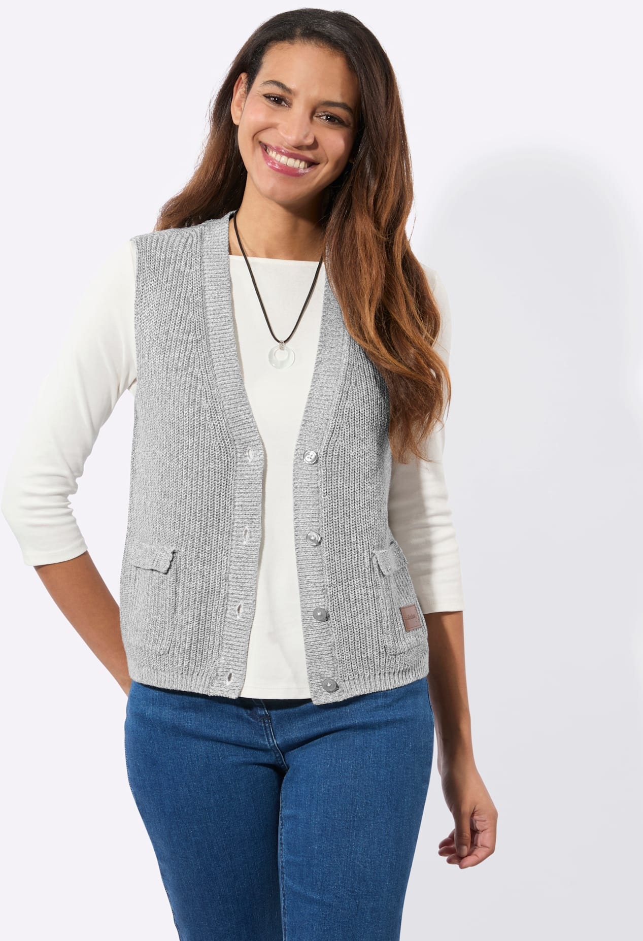 Casual Looks Strickweste