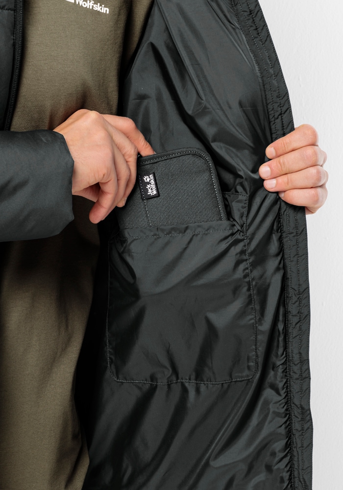 Jack Wolfskin Funktionsjacke »DEUTZER LONG JKT M«, mit Kapuze