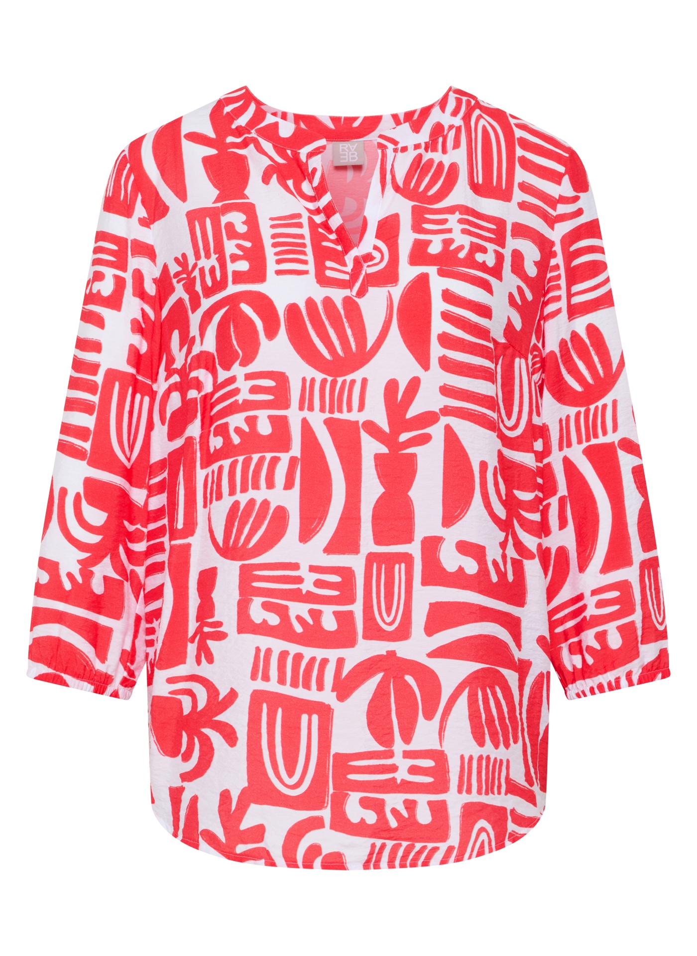 Rabe Blouse classique mit All-Over Print