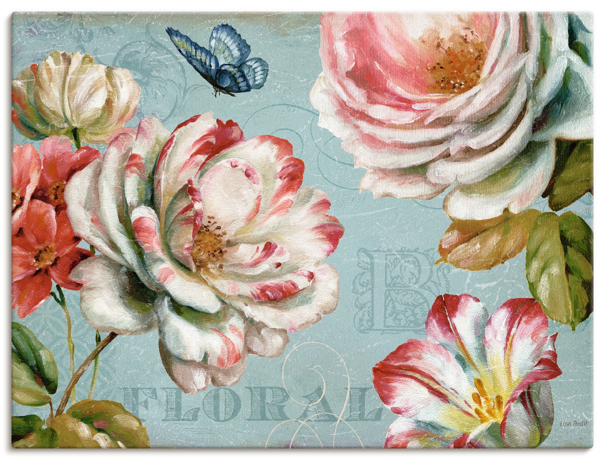 Image of Artland Wandbild »Frühlingsromanze III«, Blumen, (1 St.), in vielen Grössen & Produktarten -Leinwandbild, Poster, Wandaufkleber / Wandtattoo auch für Badezimmer geeignet bei Ackermann Versand Schweiz