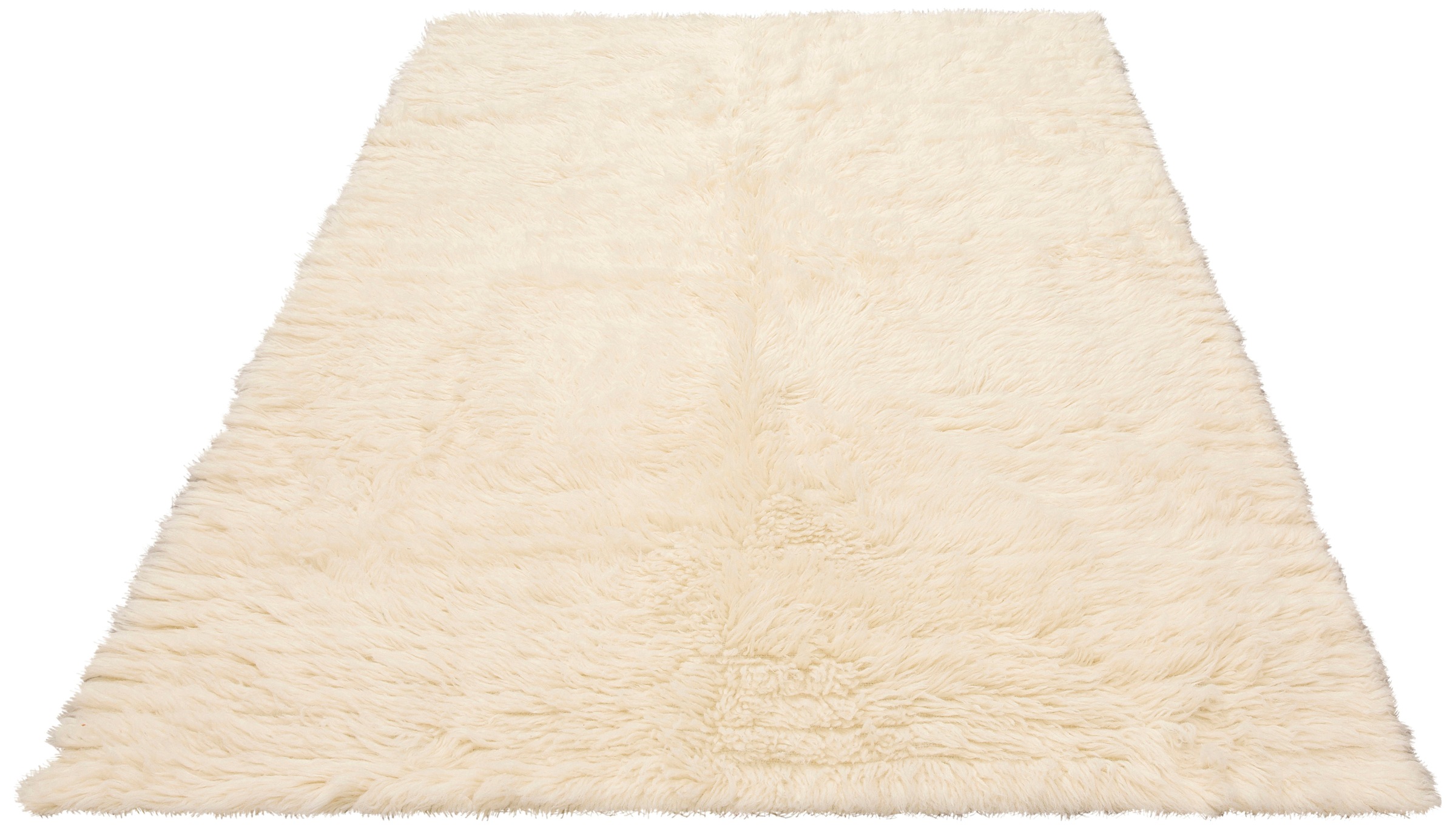 Image of Home affaire Wollteppich »Elif«, rechteckig, 40 mm Höhe, reine Wolle, echter Flokati, handgewebt, ideal im Wohnzimmer & Schlafzimmer bei Ackermann Versand Schweiz