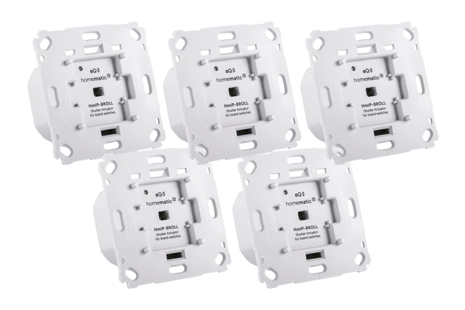 Image of Homematic IP Smart-Home-Steuerelement "Rollladenaktor für Markenschalter 5er Set"