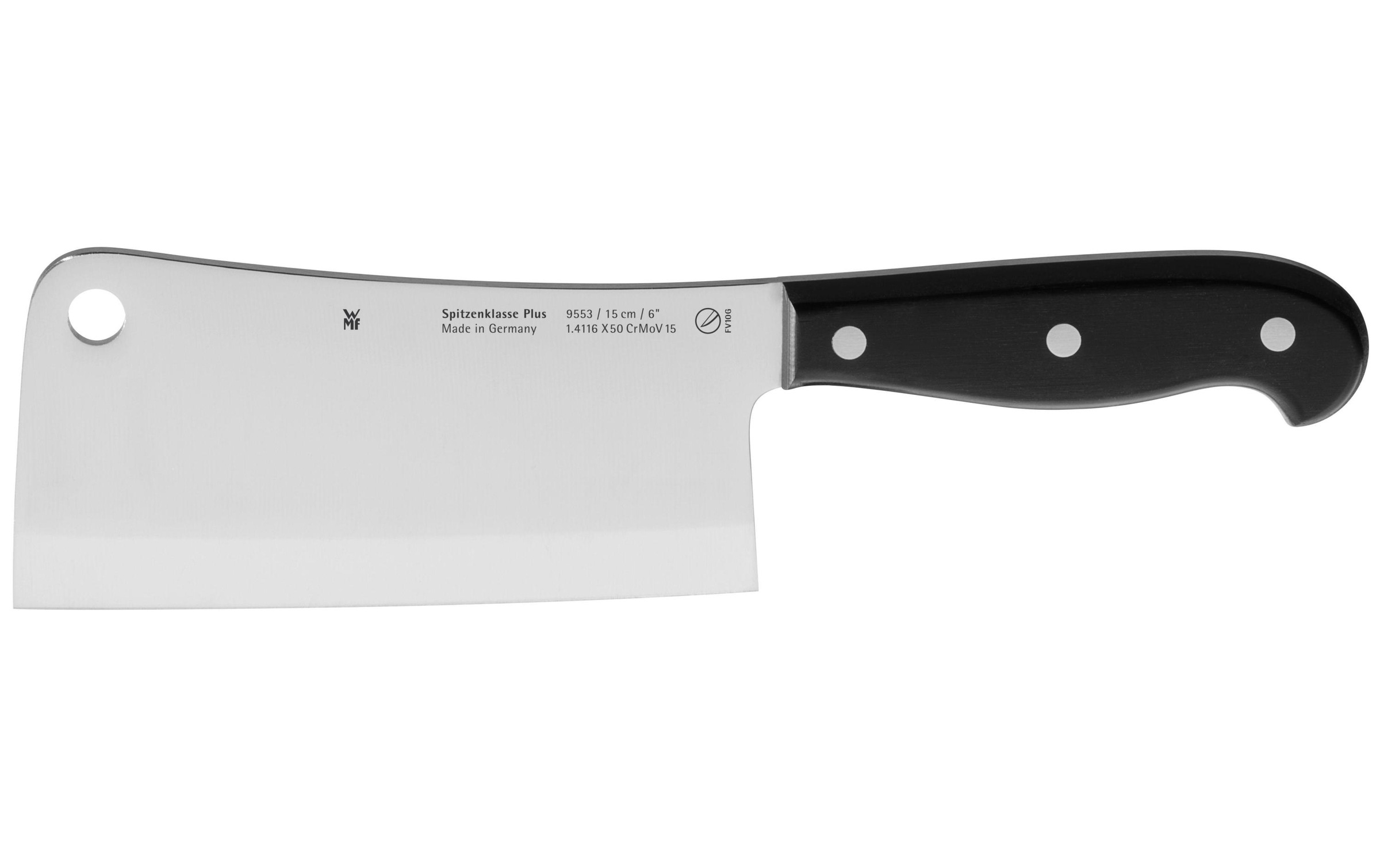 Image of WMF Kochmesser "Chinesisch Spitzenklasse Plus Silberfarben/Schwarz"