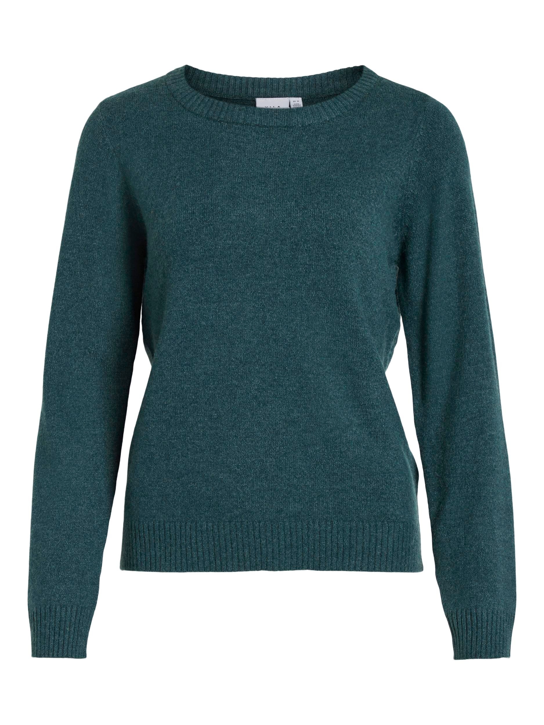 Vila Pull à col rond »VIRIL O-NECK L/S  KNIT TOP - NOOS« Viskosemischung, regular fit