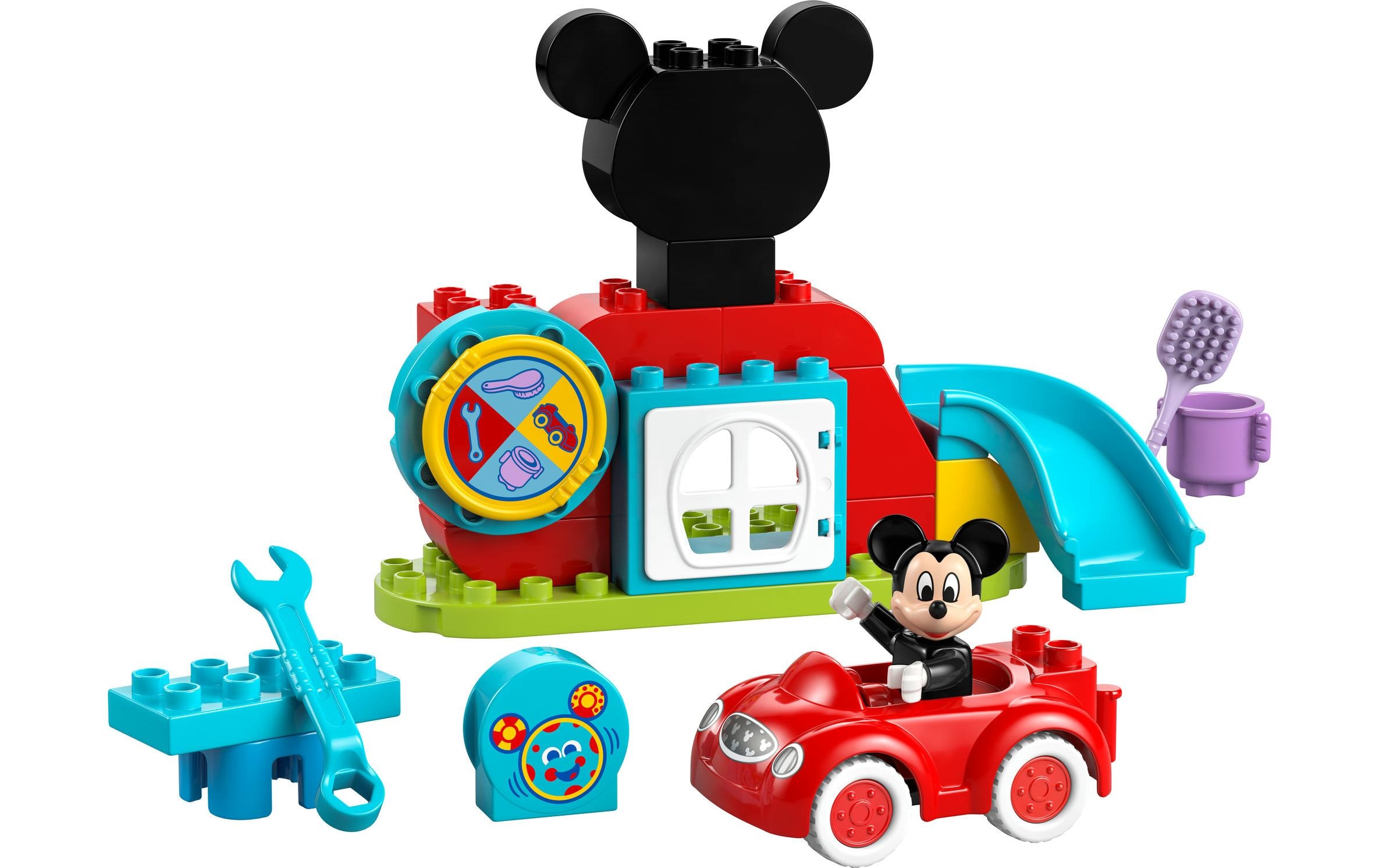 LEGO® Spielbausteine »Mickys Clubhaus und Auto 10454«, (27 St.)