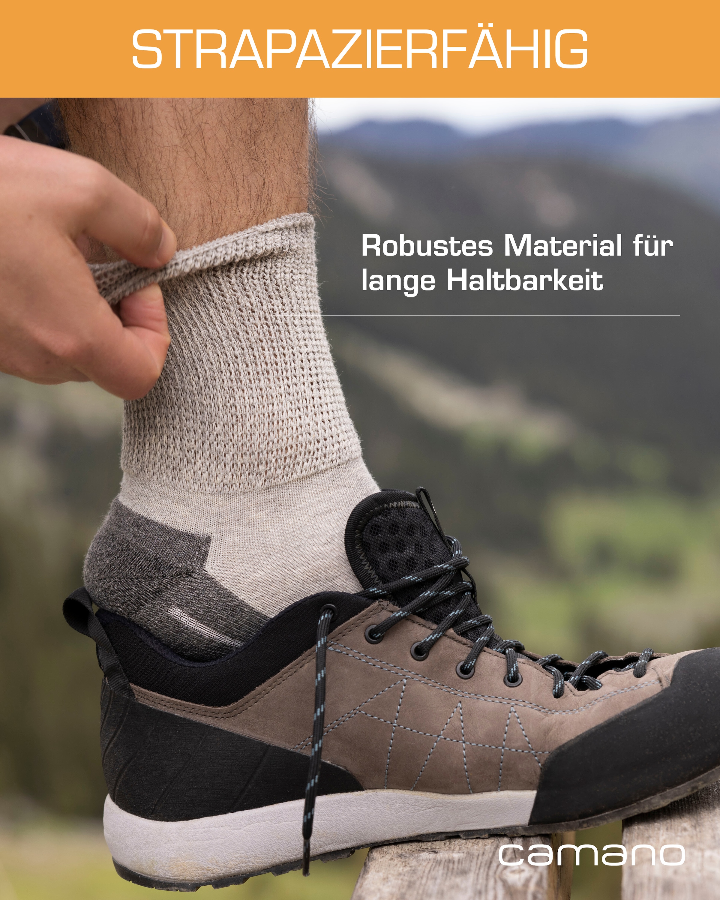 Camano Chaussettes »function« 4 Couple tlg. perfekte Feuchtigkeitsregulation