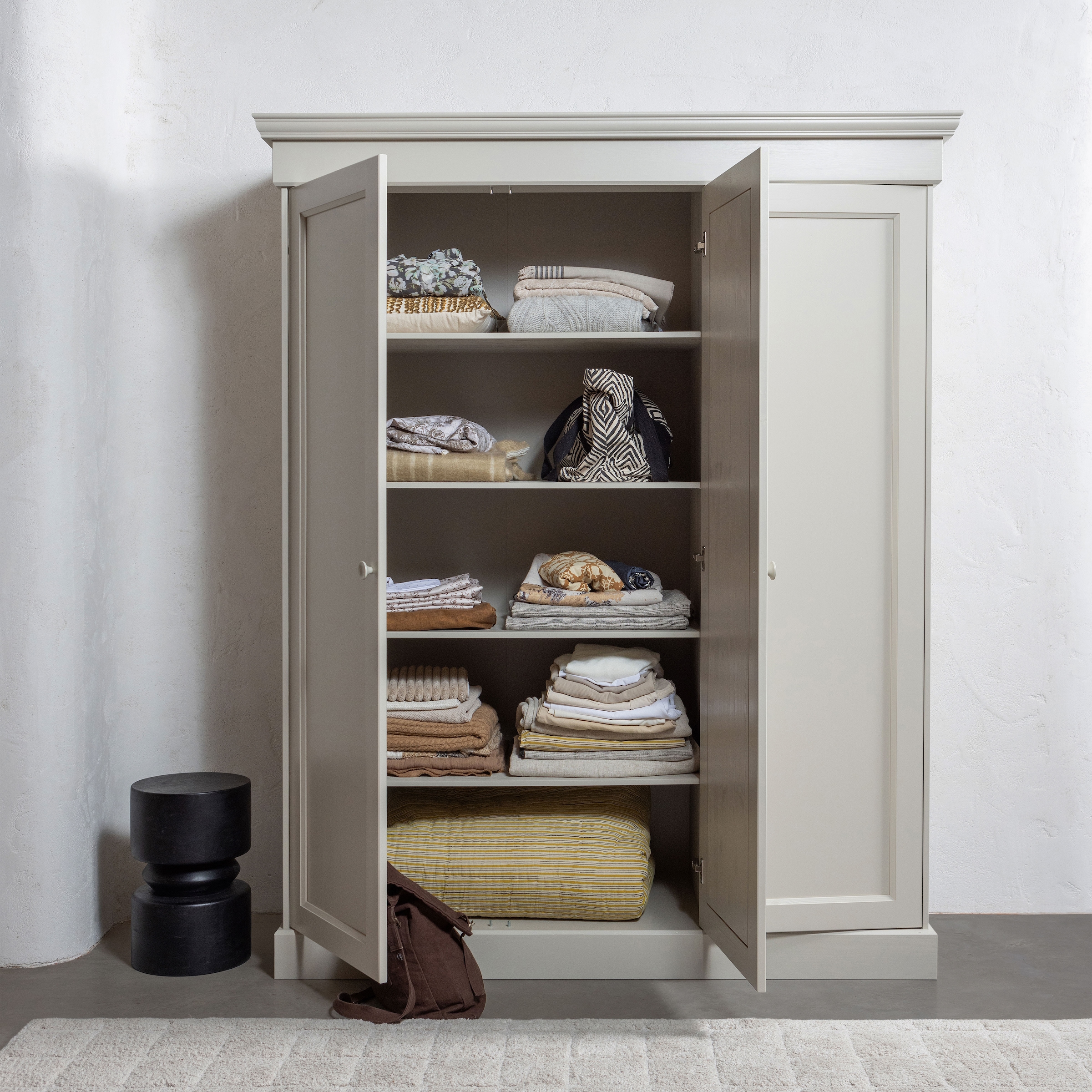 WOOOD Einlegeboden »Olivia Set aus FSC® Massivkiefer B 102 x T 54 x H 5 cm« 3 Stk. tlg. FSC® Massivkiefer geschliffen, kompatibel mit Olivia-Kleiderschrank