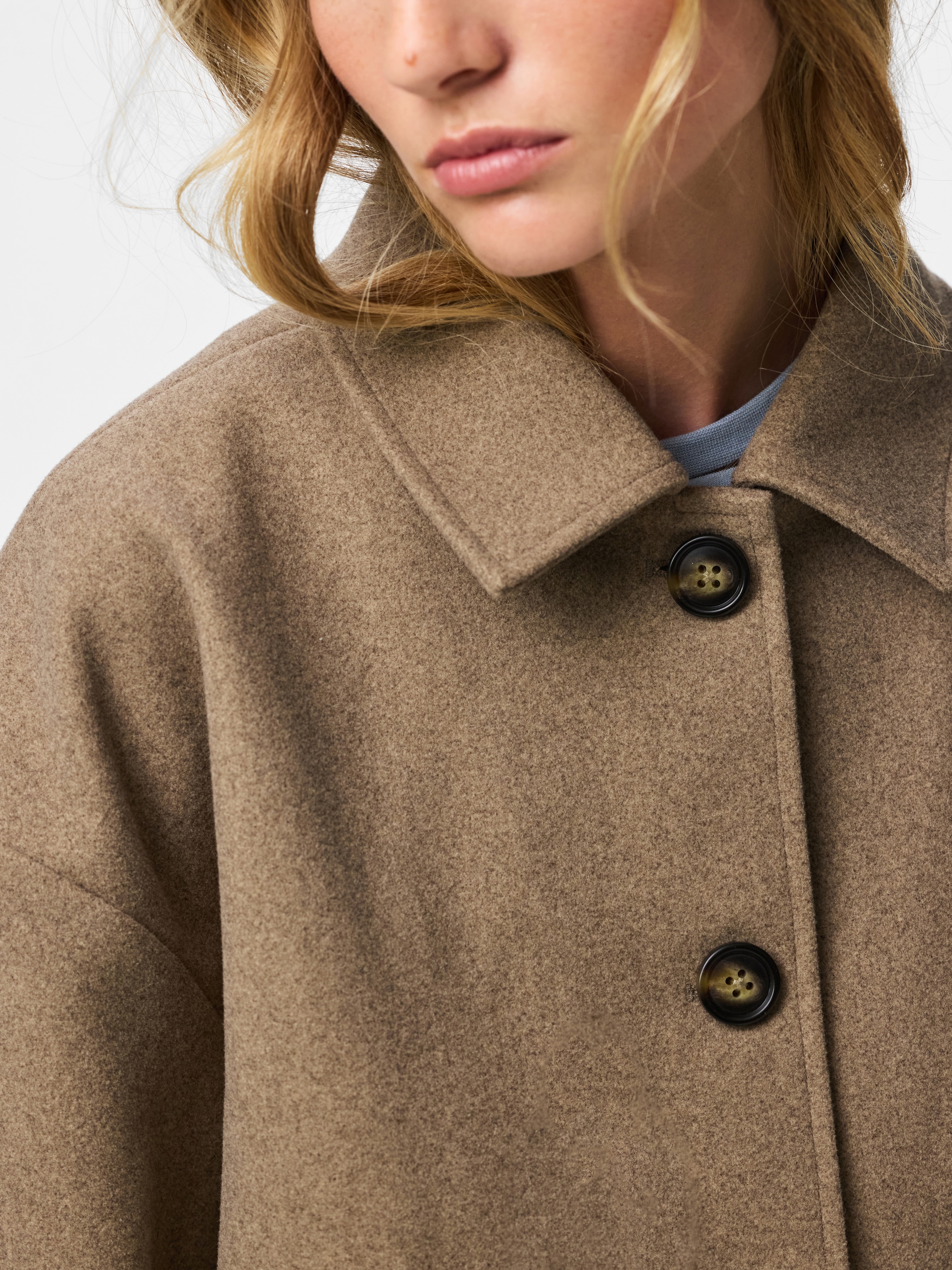 pieces Veste courte »PCAYA SHORT COAT NOOS BC« fibre synthétique