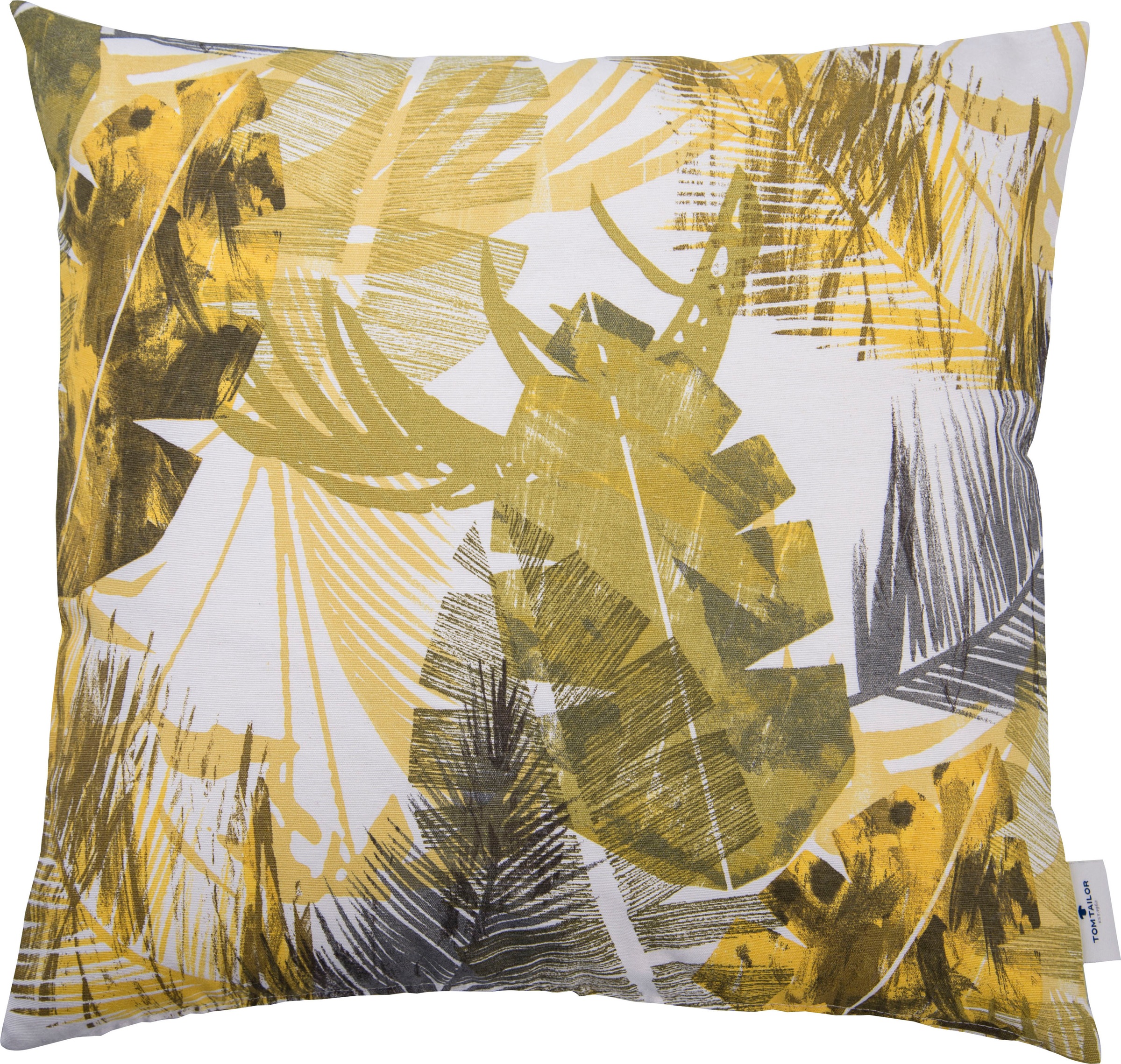 Image of TOM TAILOR Dekokissen »Yellow Jungle«, (1 St.), mit verschiedenen Dschungelpflanzen bei Ackermann Versand Schweiz