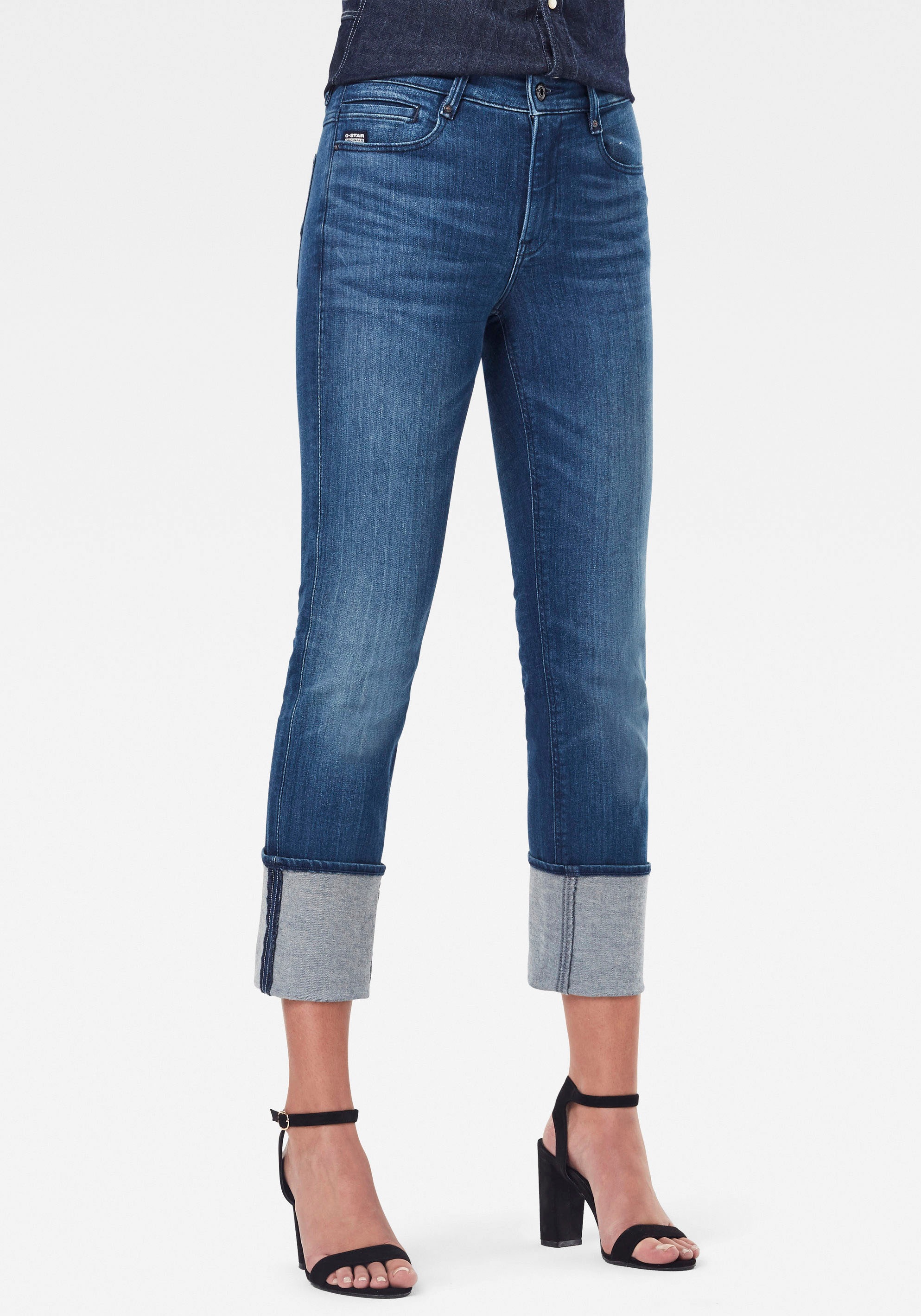 Image of G-Star RAW Straight-Jeans »Noxer Straight«, mit Reissverschlusstasche über der Gesässtasche hinten bei Ackermann Versand Schweiz