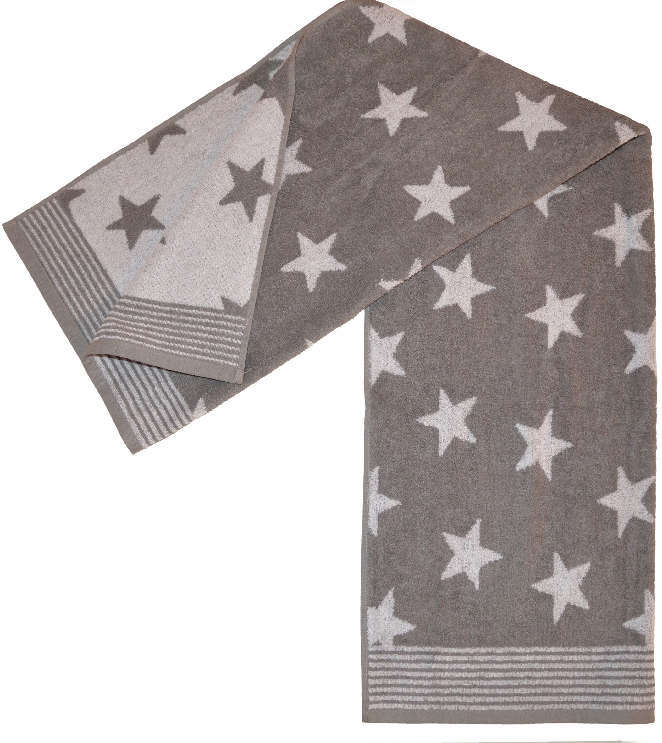 Dyckhoff Badetuch »Stars«, (1 St., Badetuch 70 x 140 cm), mit Sternen & Streifen