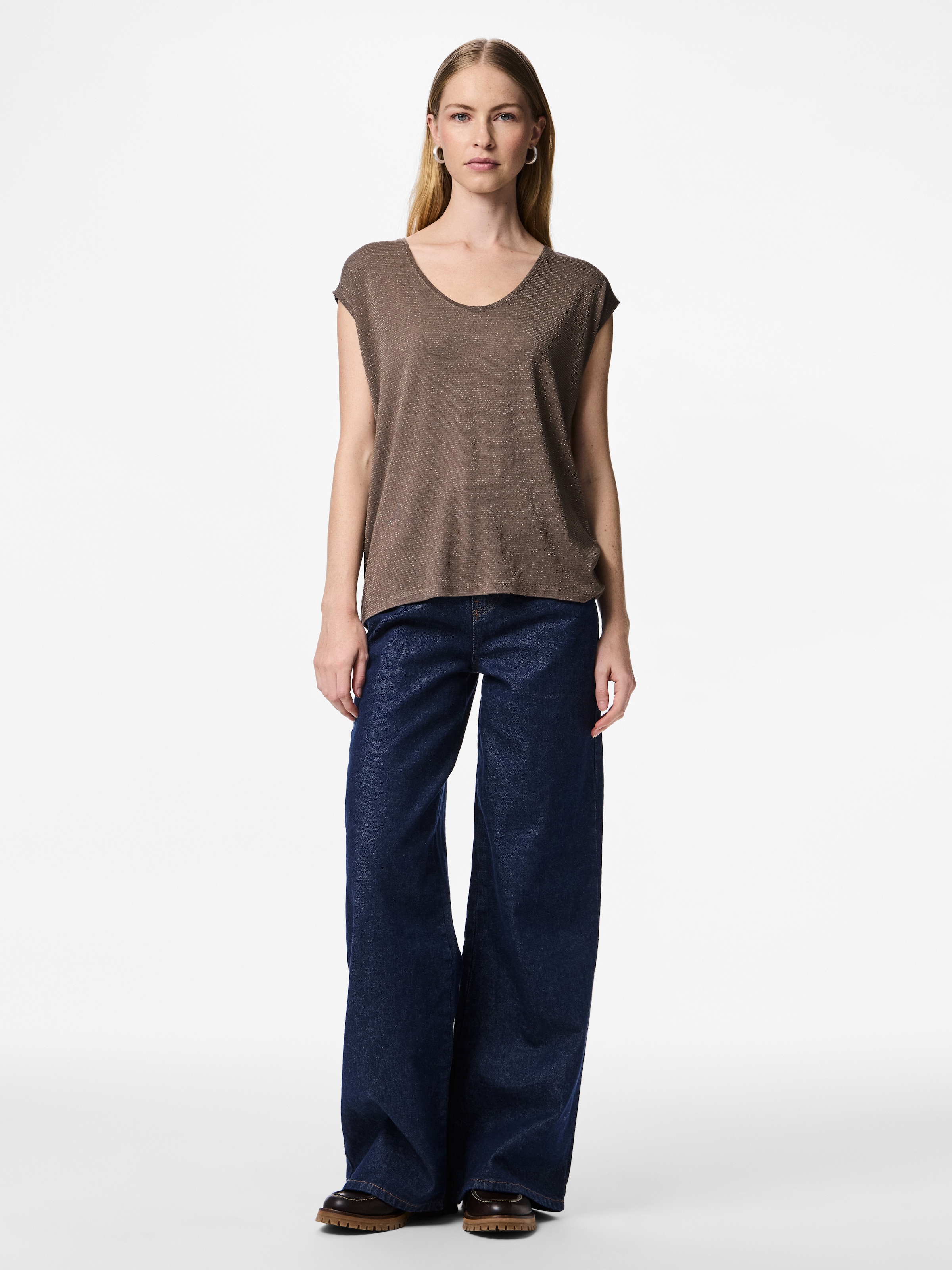 pieces T-shirt à manches courtes »PC BILLO« Viskosemischung, loose fit