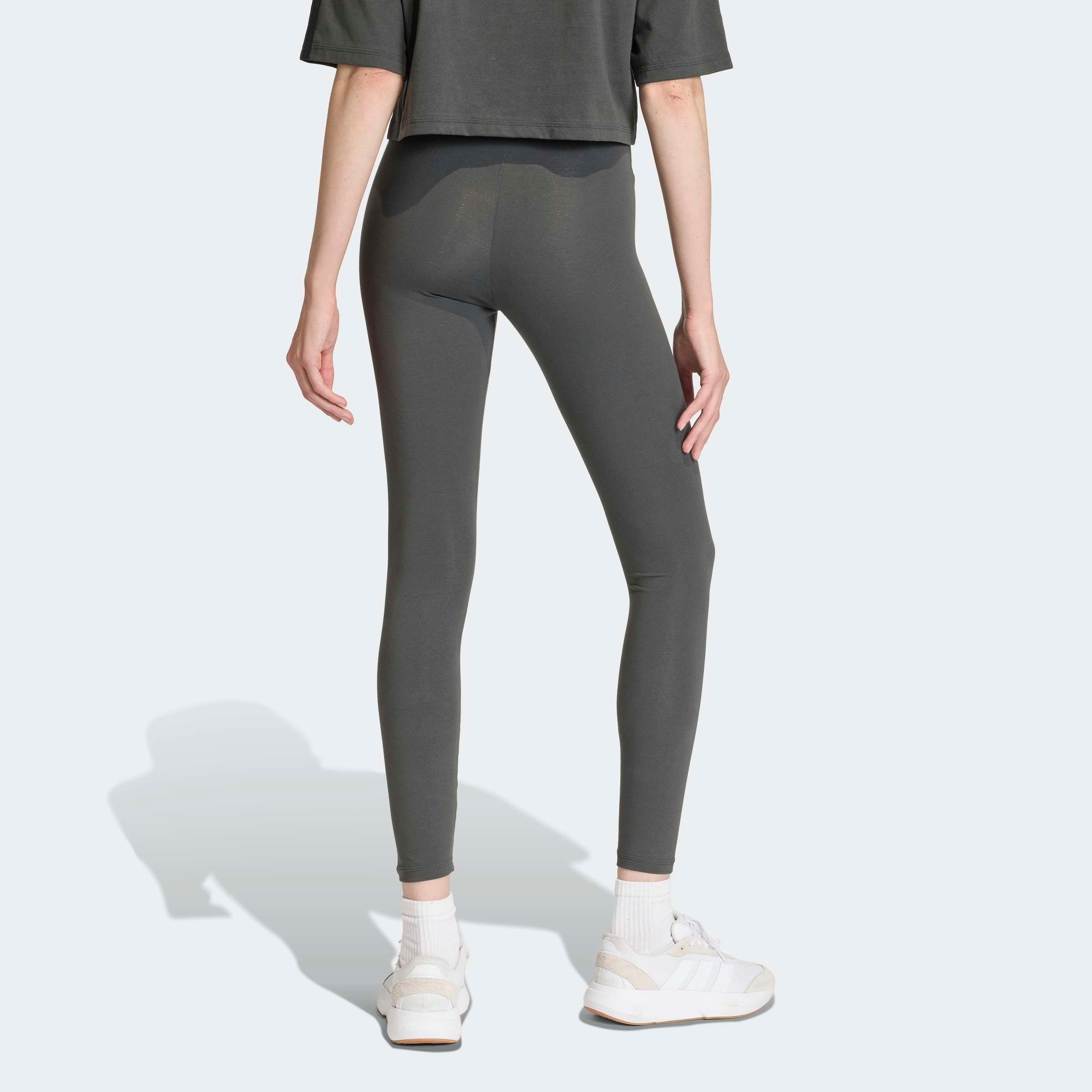 adidas Sportswear Leggings »ESSENTIALS LINEAR COTTON«  aus Baumwollmaterial mit Stretchanteil, hoher Bund, ohne Verschluss
