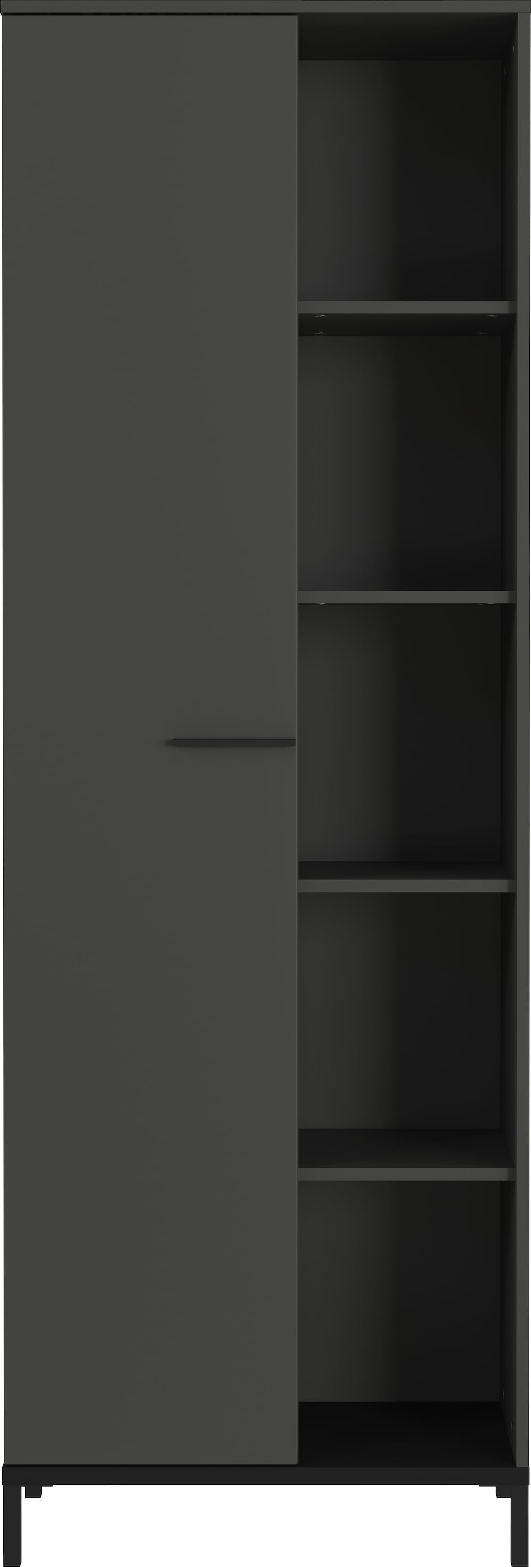 GERMANIA Aktenschrank »GW-Rovigo, mit offenem Regal,« 1 Stk. tlg. spiegelverkehrt montierbar, Höhe 190 cm, Made in Germany