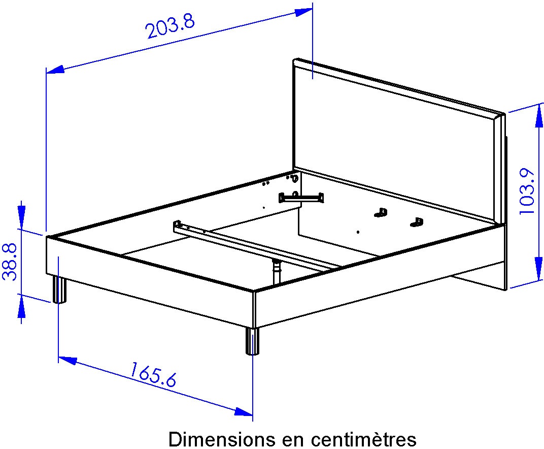 Gami Ensemble de chambre à coucher »Schlazimmer-Set N°1 Auriol« 5 cuis tlg. Praktisches, elegantes und modernes Schlafzimmer