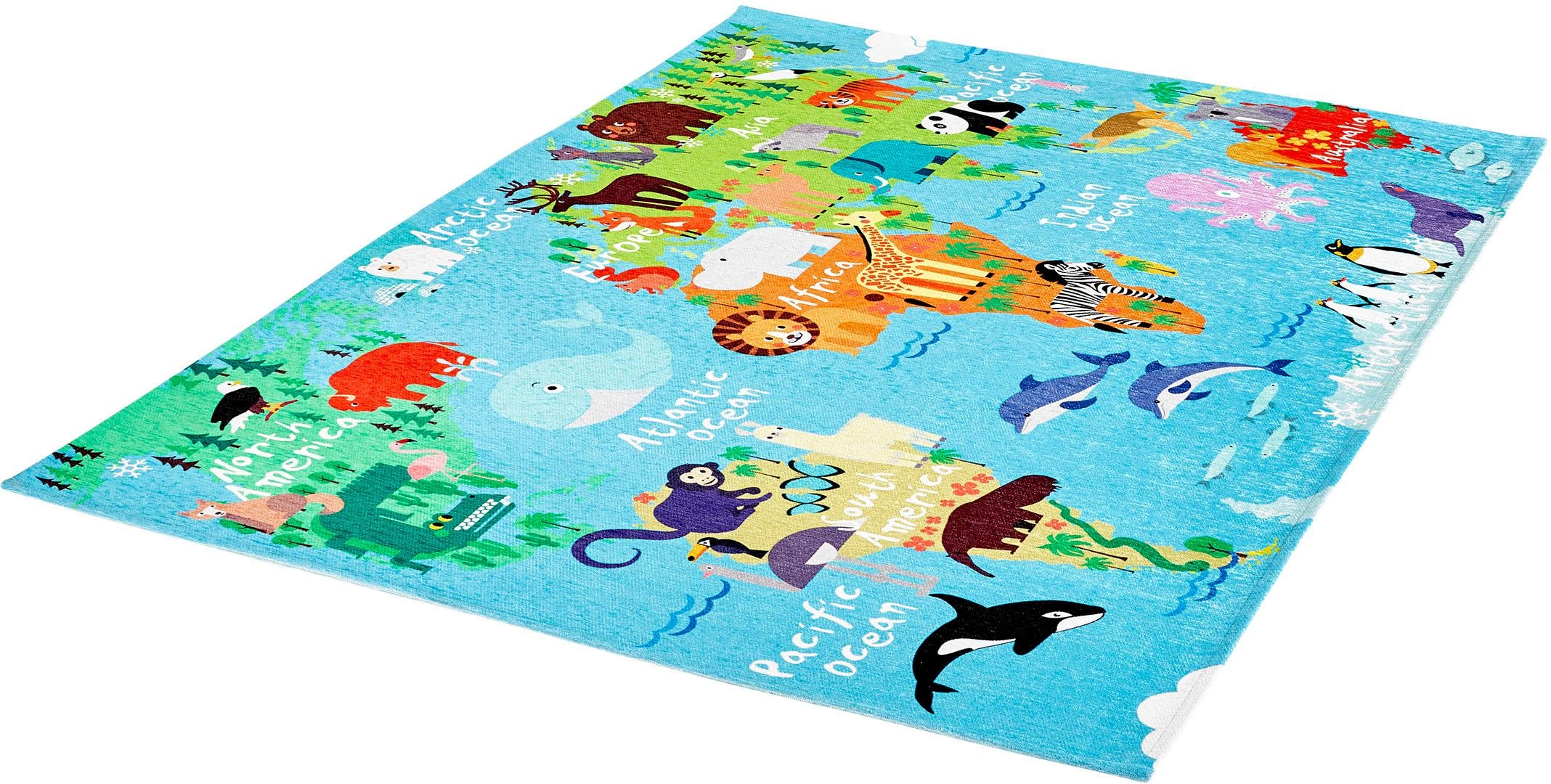 Motiv Obsession Kids Weltkarte, rechteckig, Kinderzimmer Kinderteppich 233«, Torino kaufen »My