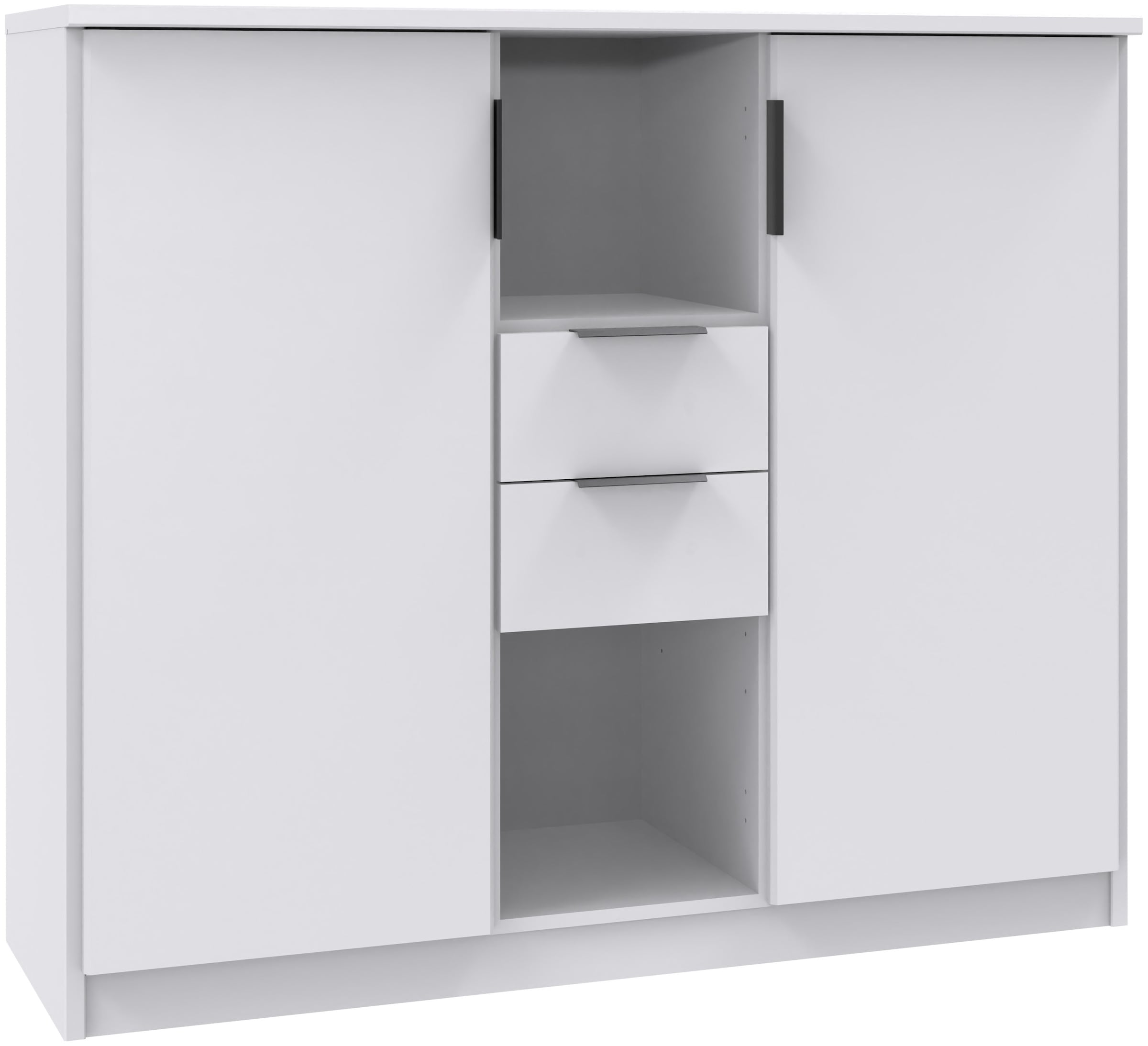 Image of Wimex Kombikommode "Norderney Kommode Sideboard 2-türig 2 Schubladen" B/T/H 122/40/105cm, mit Metallgriffe und Metallschienen