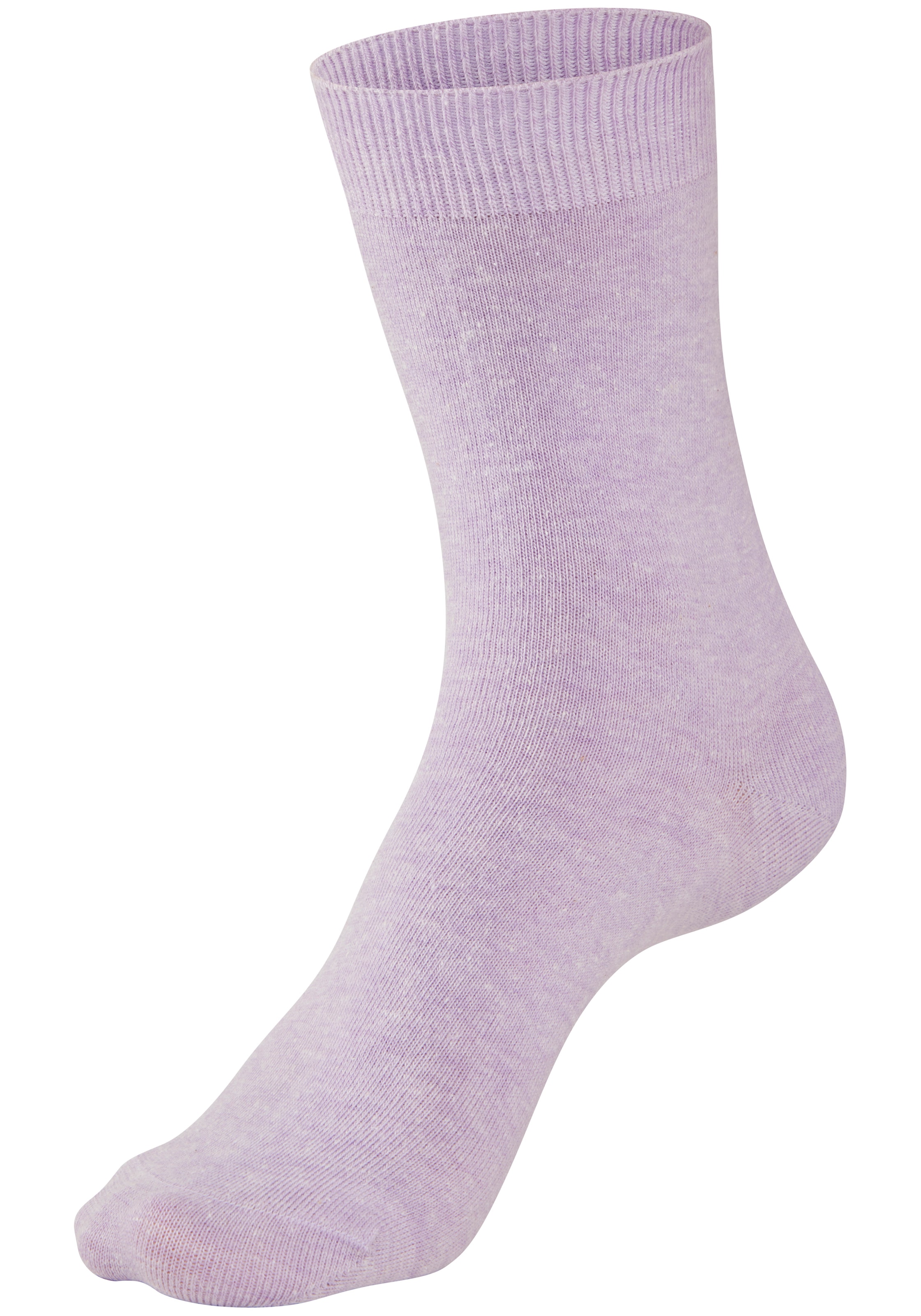H.I.S Basicsocken »Damensocken, frische melierte Farben; casual« Packung, 20 Paar tlg. Alltagssocken in der Grosspackung