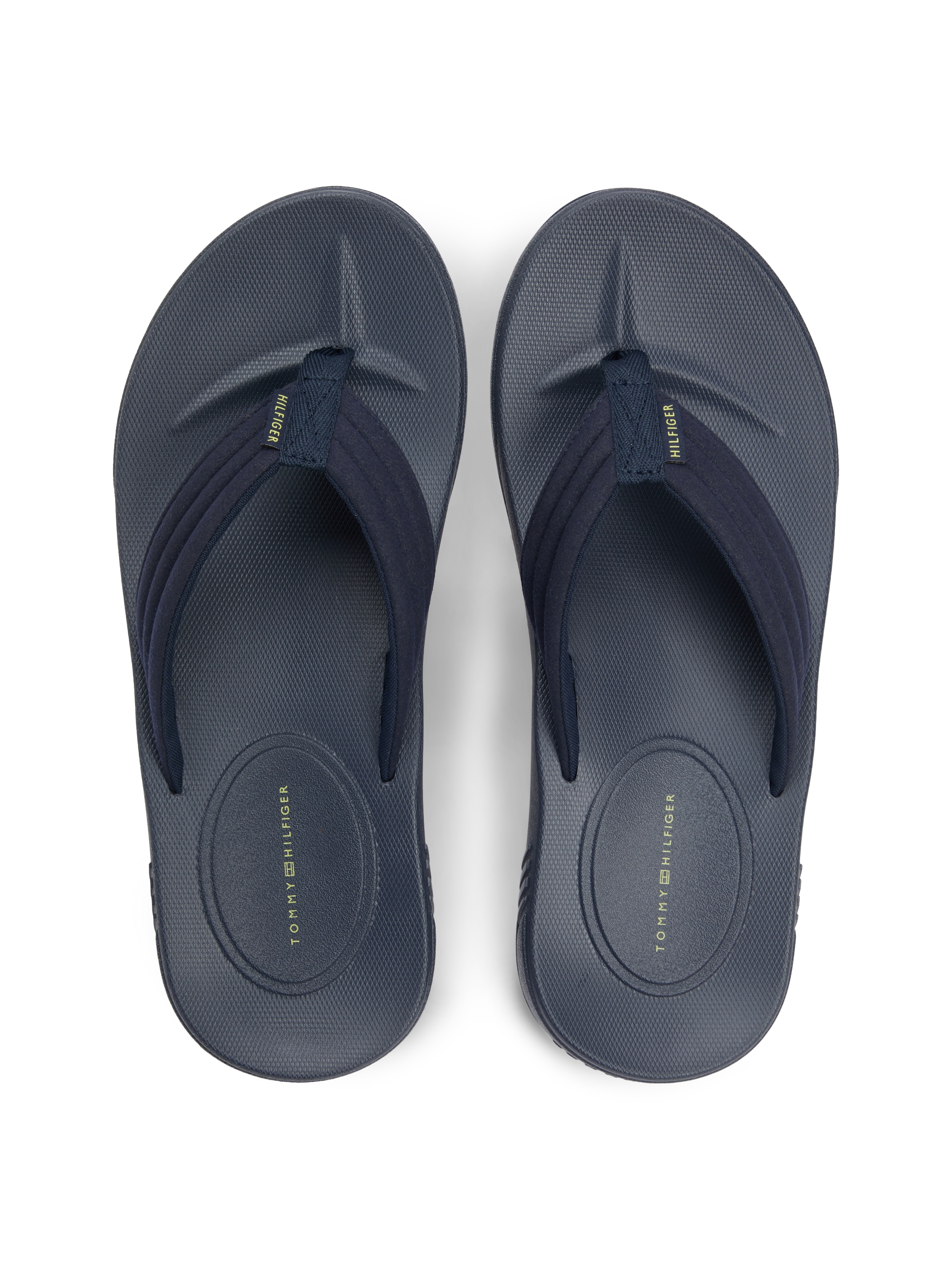 Tommy Hilfiger Séparateur d'orteils »MOLDED HILFIGER LTH BEACH SANDAL«  Chaussure d'été, Dianette, chaussure plate avec logo discret
