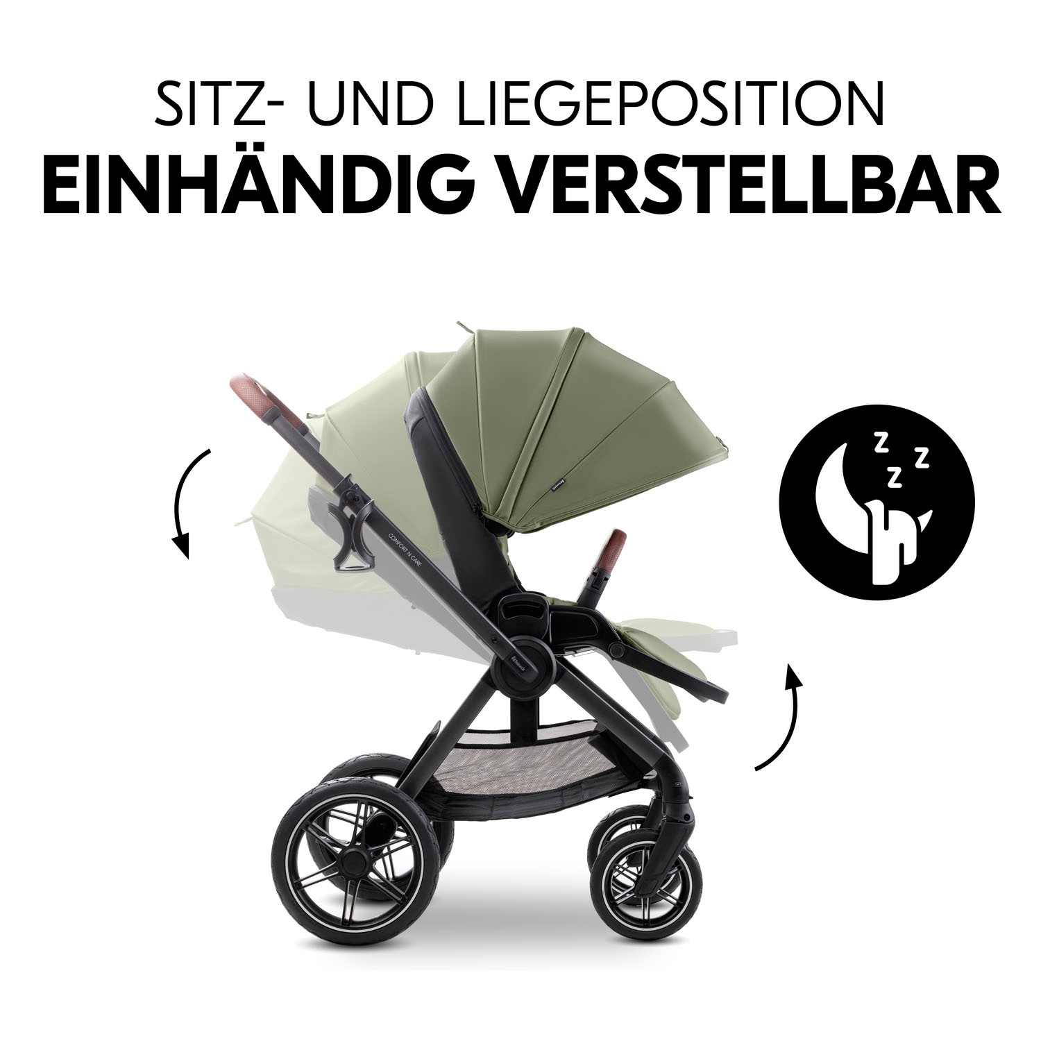 Hauck Poussette combinée »Comfort N Care« 22 kilos Belastbarkeit bis 22 kg