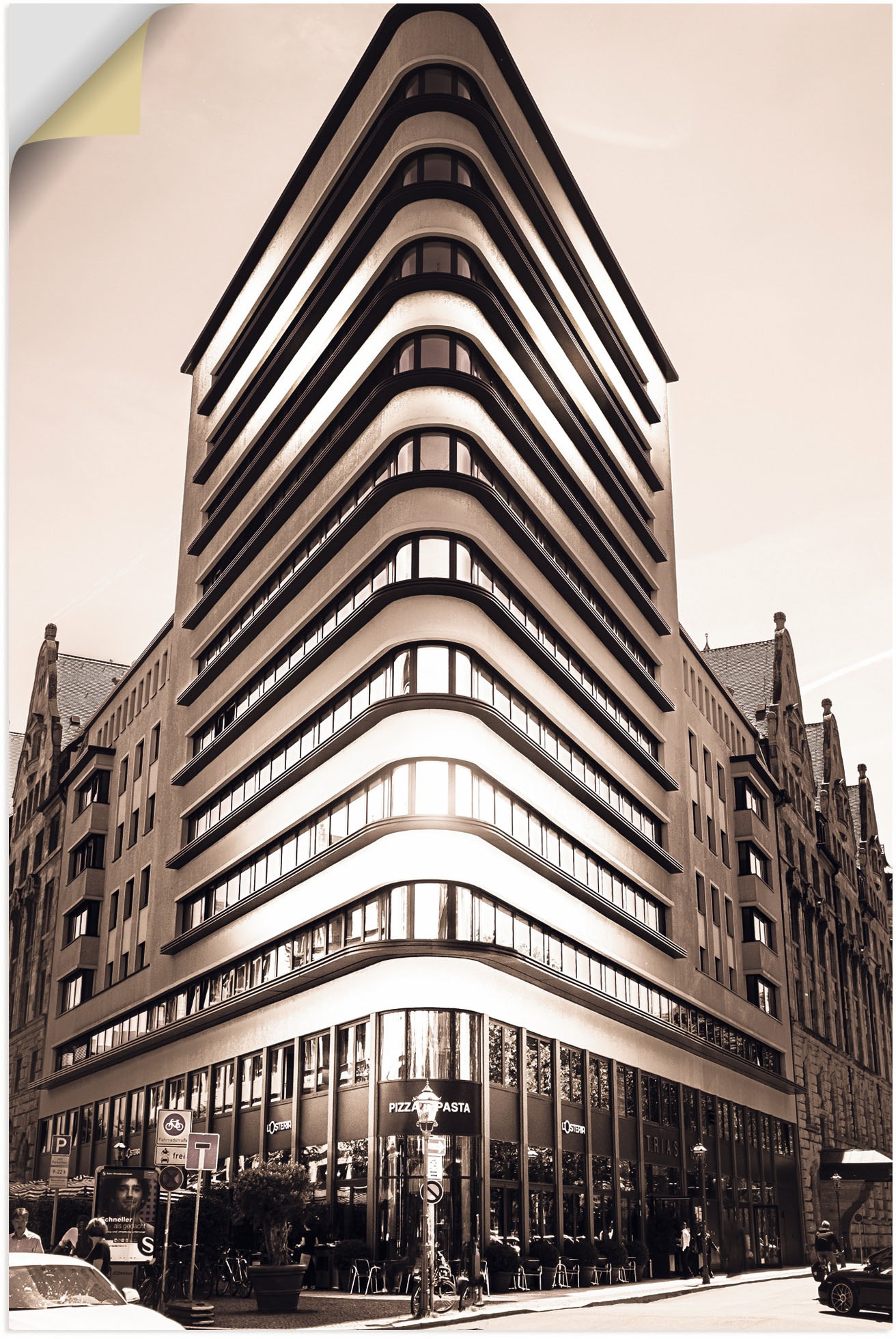 Image of Artland Wandbild »Trias Haus Leipzig im Licht«, Gebäude, (1 St.), in vielen Grössen & Produktarten - Alubild / Outdoorbild für den Aussenbereich, Leinwandbild, Poster, Wandaufkleber / Wandtattoo auch für Badezimmer geeignet bei Ackermann Versand Schweiz