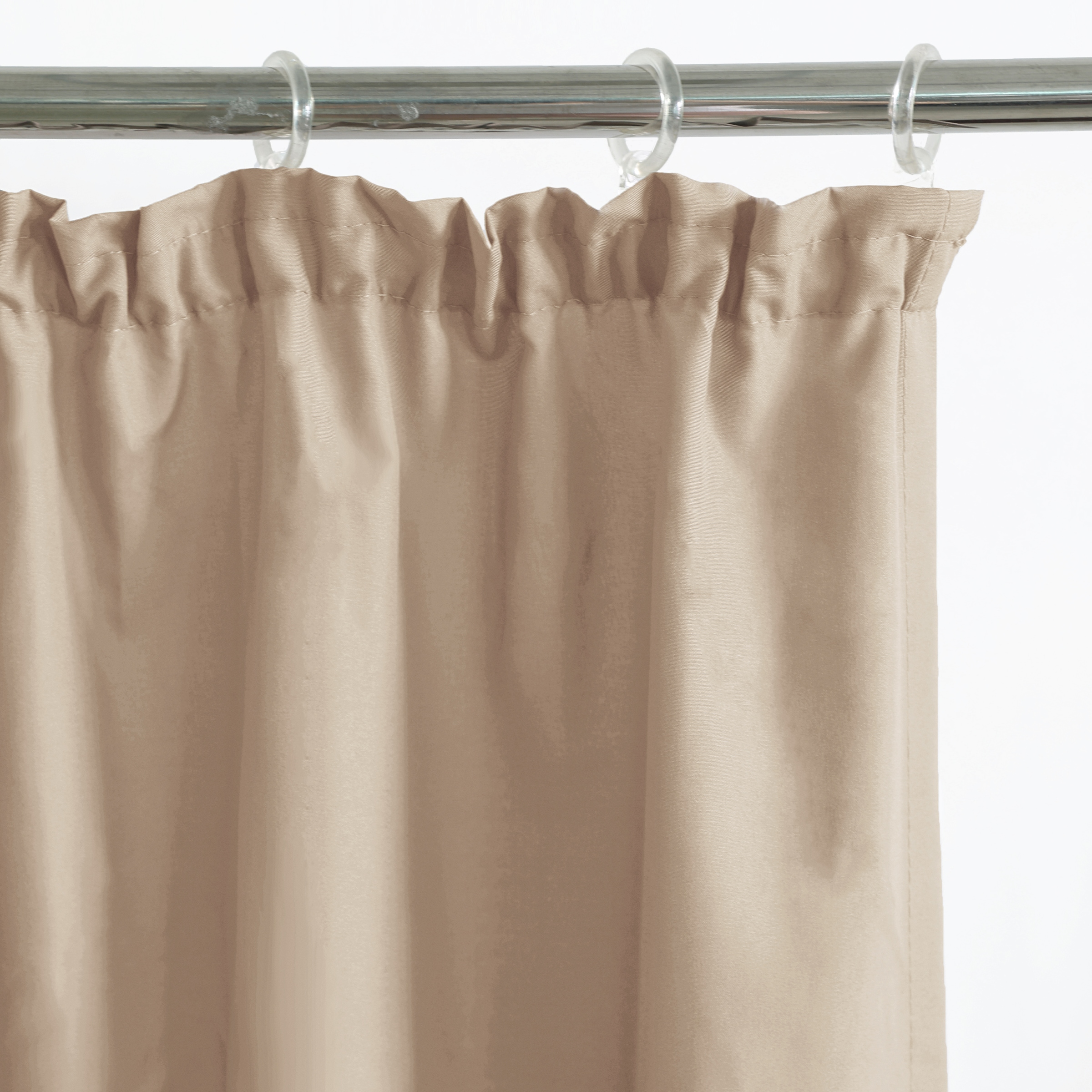GOODproduct Vorhang »Raja, Gardinen mit Kräuselband, Vorhänge Wohnzimmer« Kräuselband 2 Stk. tlg. 2er-Set, Bestseller, einfarbig, modern, pflegeleicht, Mikrofaser