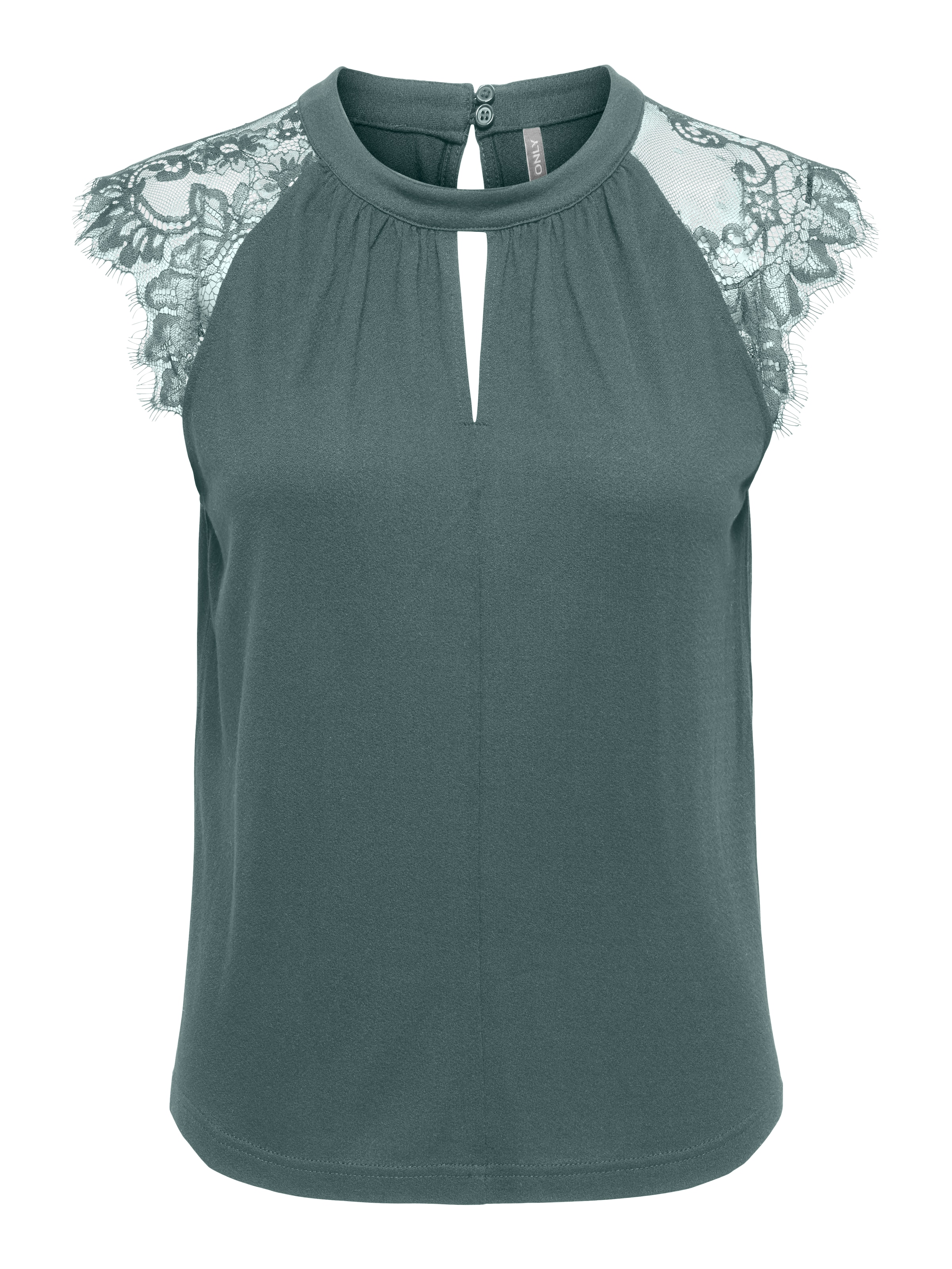 ONLY T-shirt à manches courtes »ONLNICOLA S/S TOP CS JRS« viscose, coupe regular fit, col rond
