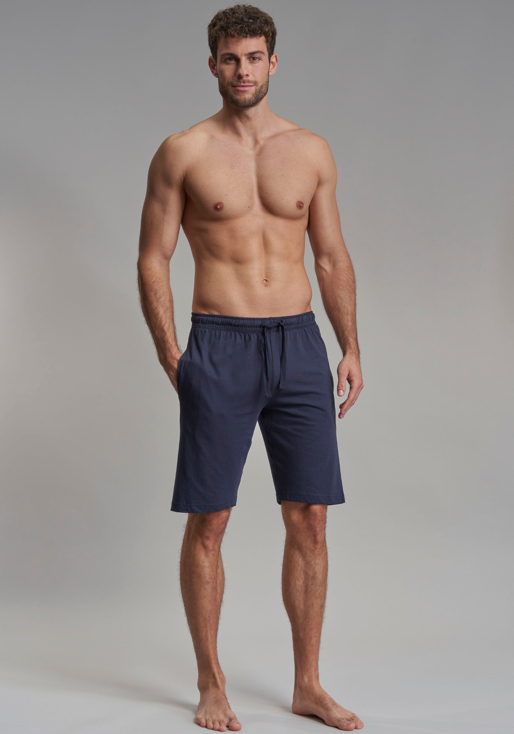 GÖTZBURG Homewearhose »New York«, 100% Baumwolle, Kordelzug, bequem